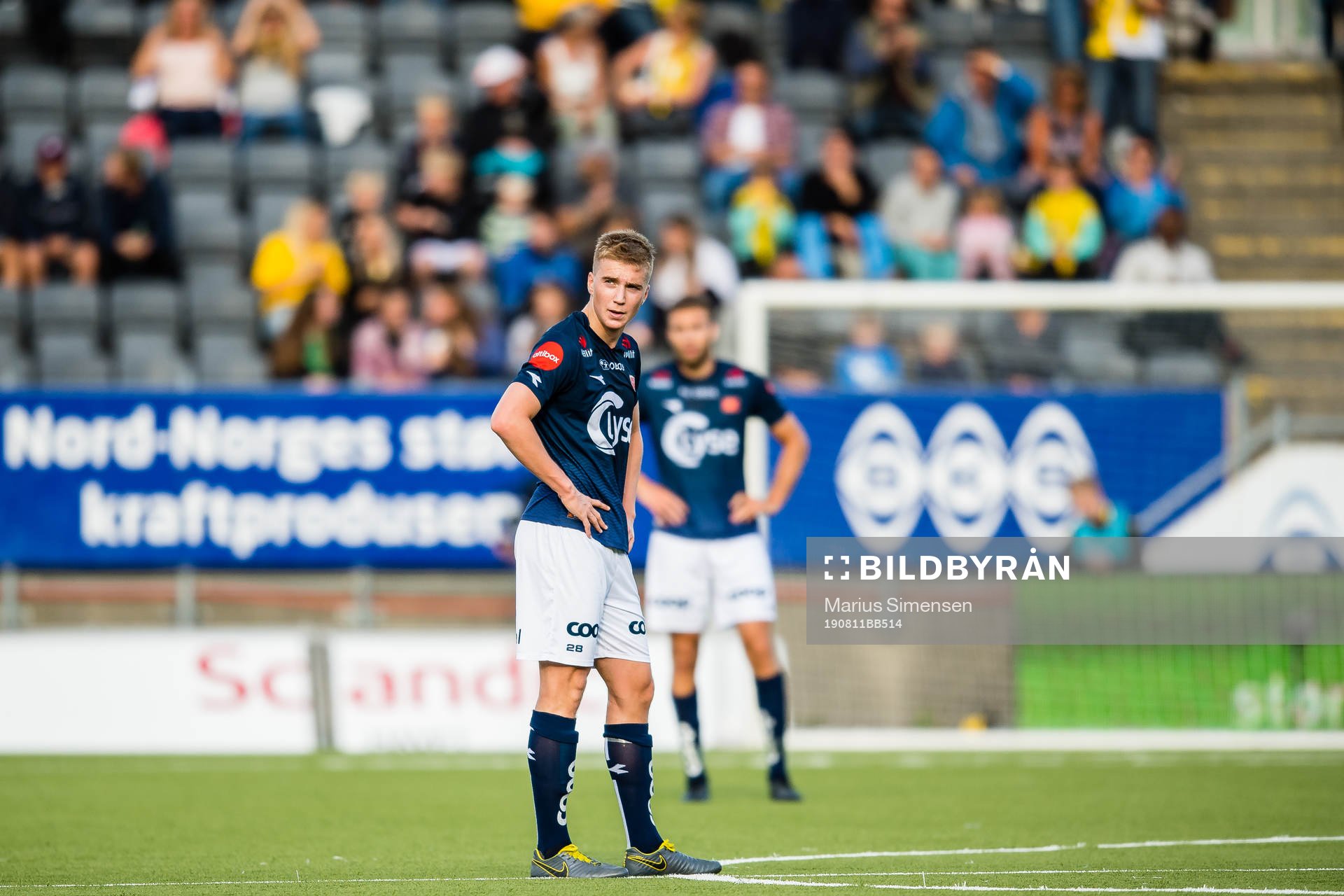 Kristian Thorstvedt of Viking looks dejected