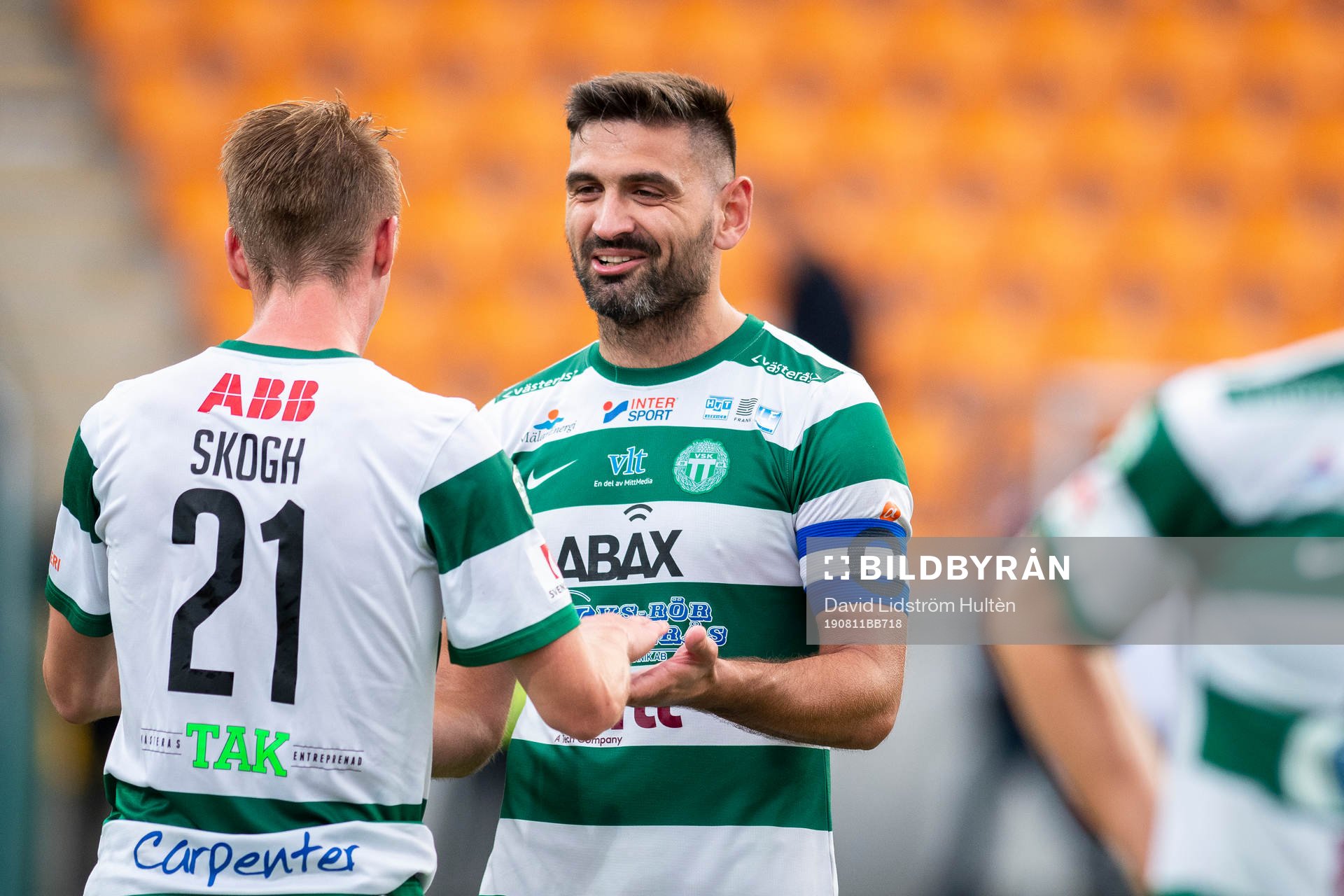 Västerås Ilir Berisha och Västerås Emil Skogh