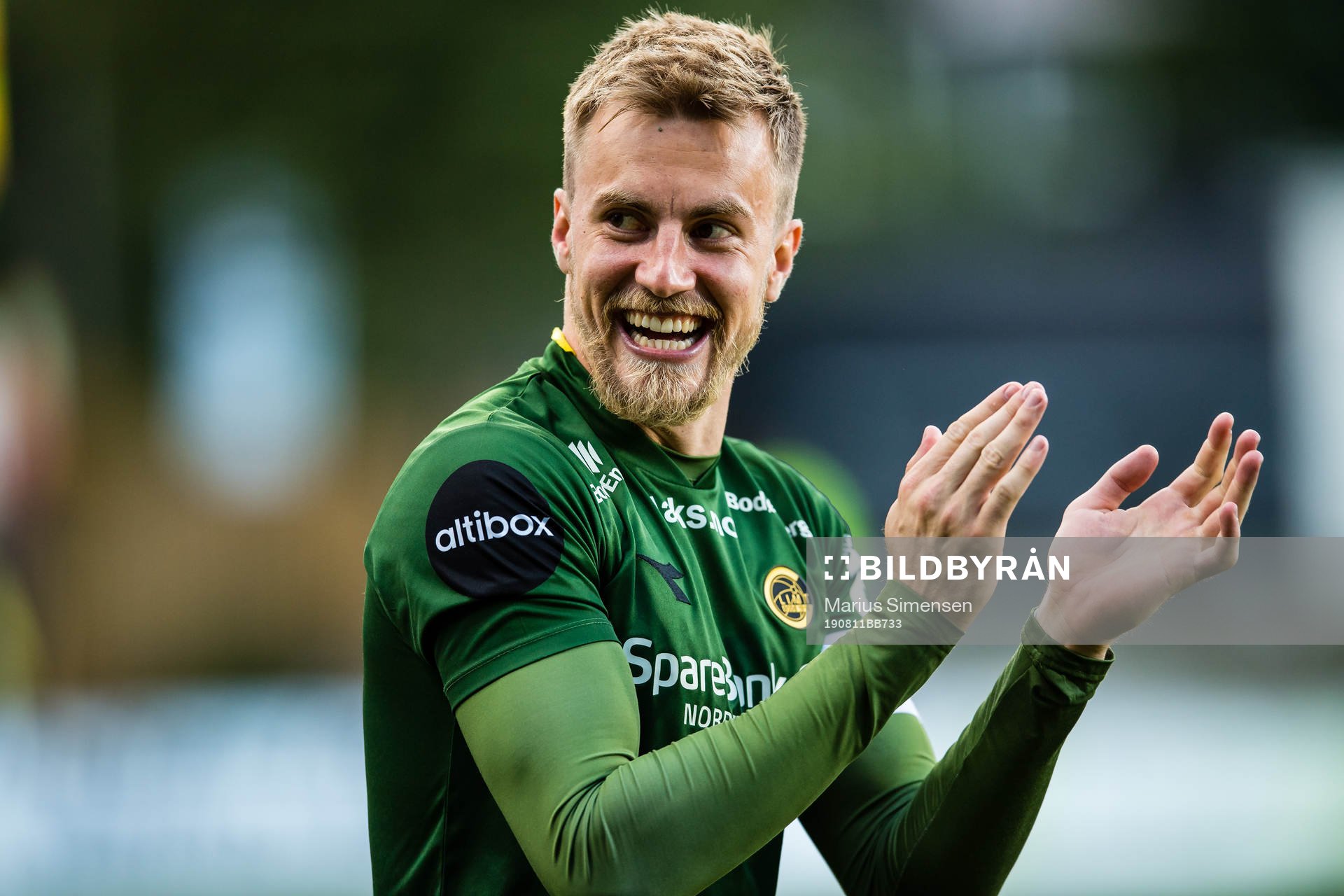 Ricardo Henrique Schuck Friedrich of Bodø/Glimt celebrates