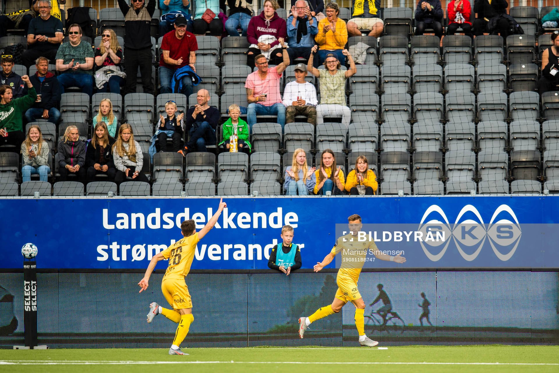 Philip Aksel Frigast Zinckernagel of Bodø/Glimt celebrates