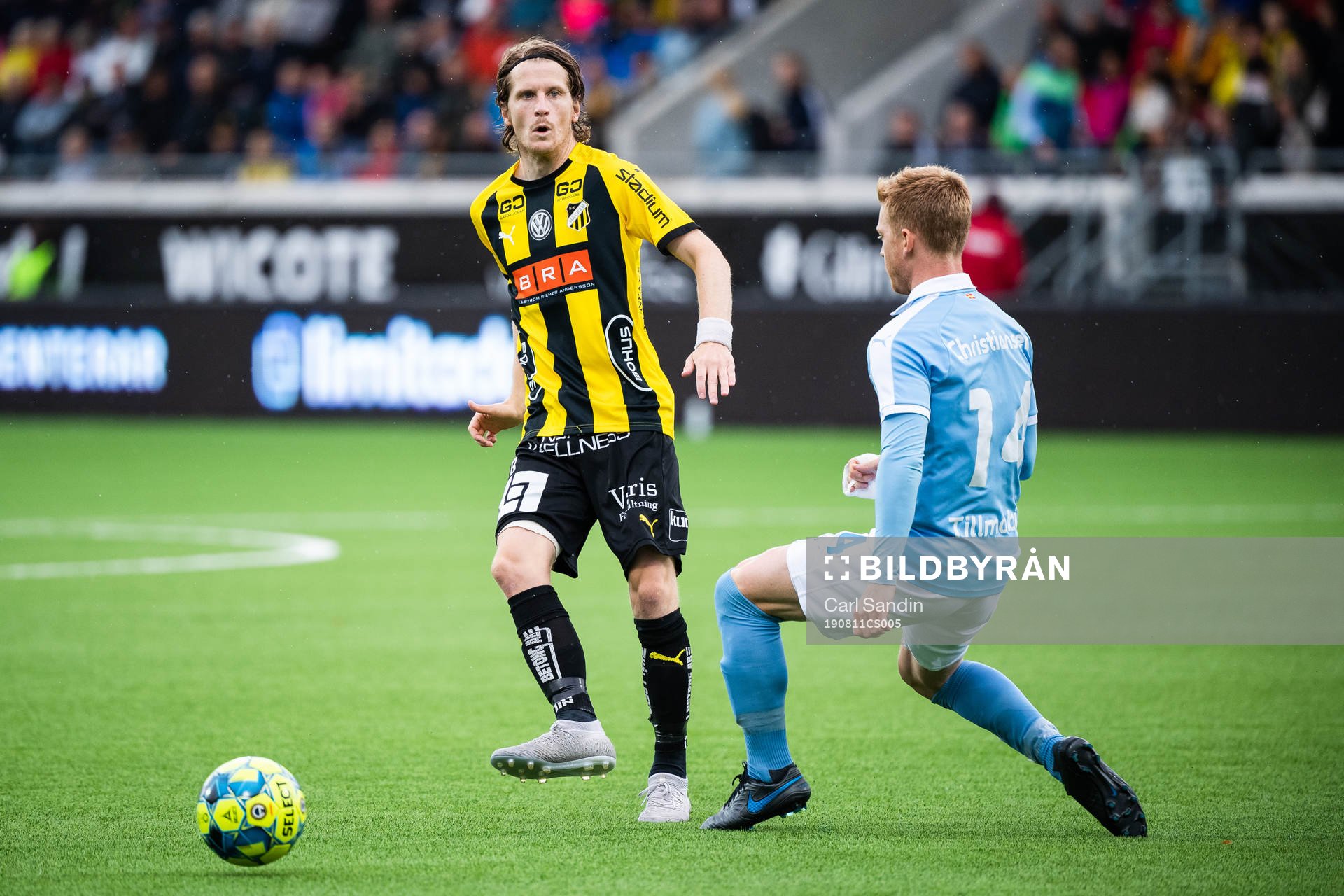 Häckens Erik Friberg och Malmö FFs Anders Christiansen
