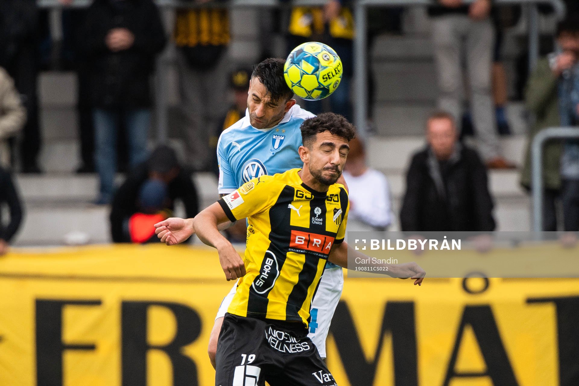 Häckens Daleho Irandust och Malmö FFs Lasse Nielsen