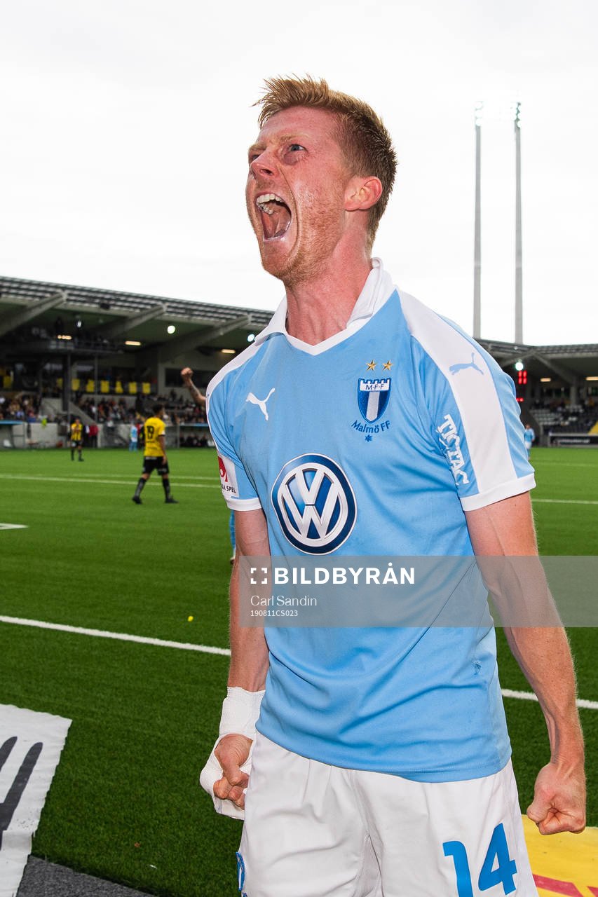 Malmö FFs Anders Christiansen jublar