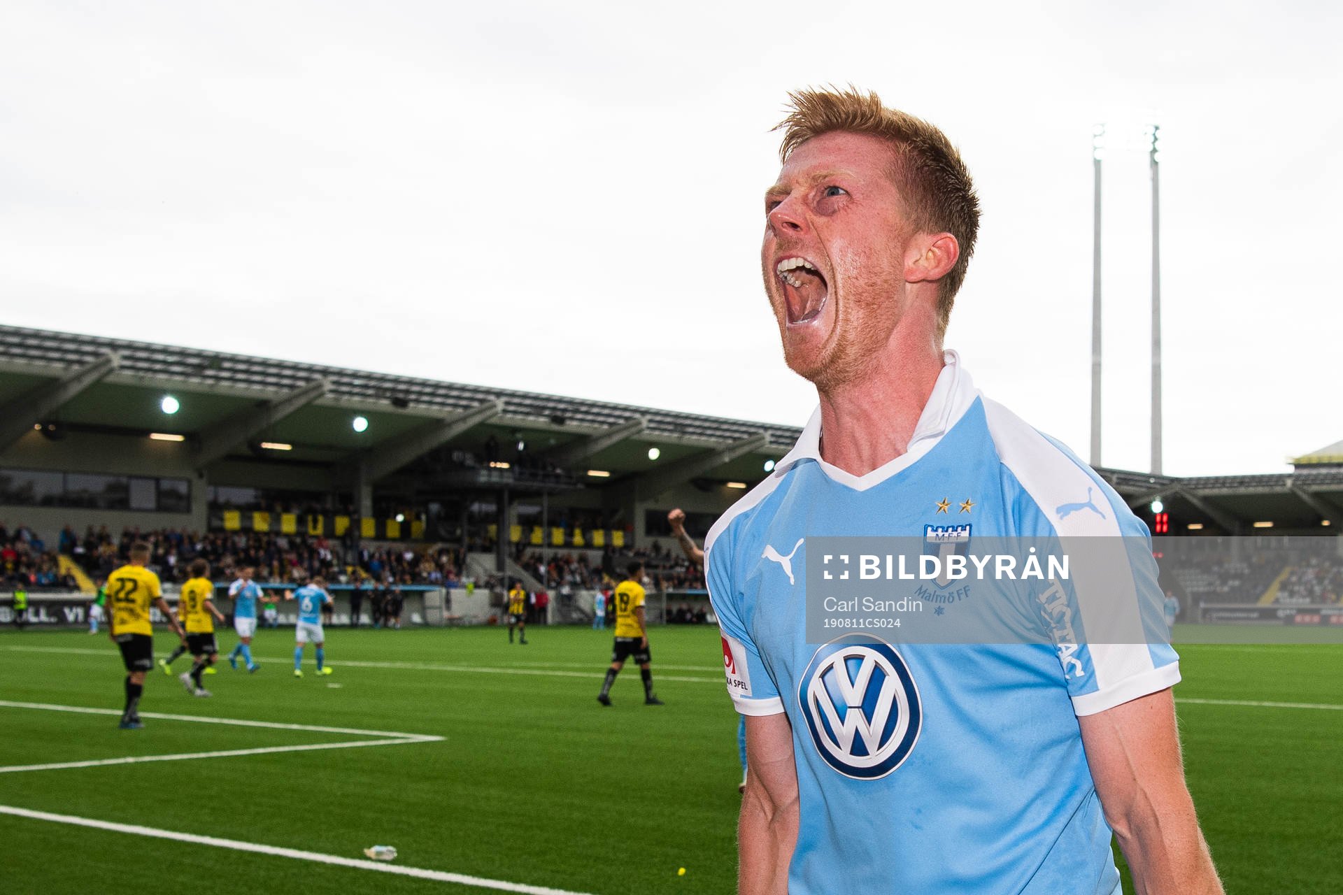 Malmö FFs Anders Christiansen jublar