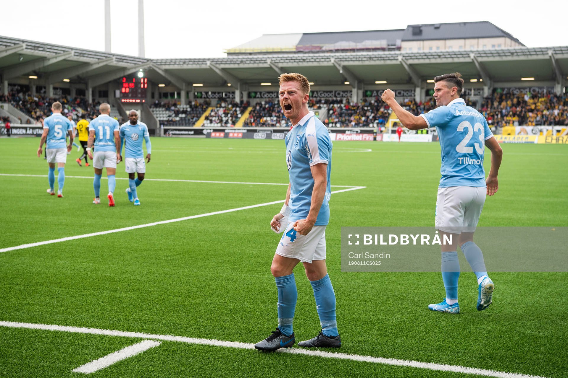 Malmö FFs Anders Christiansen jublar