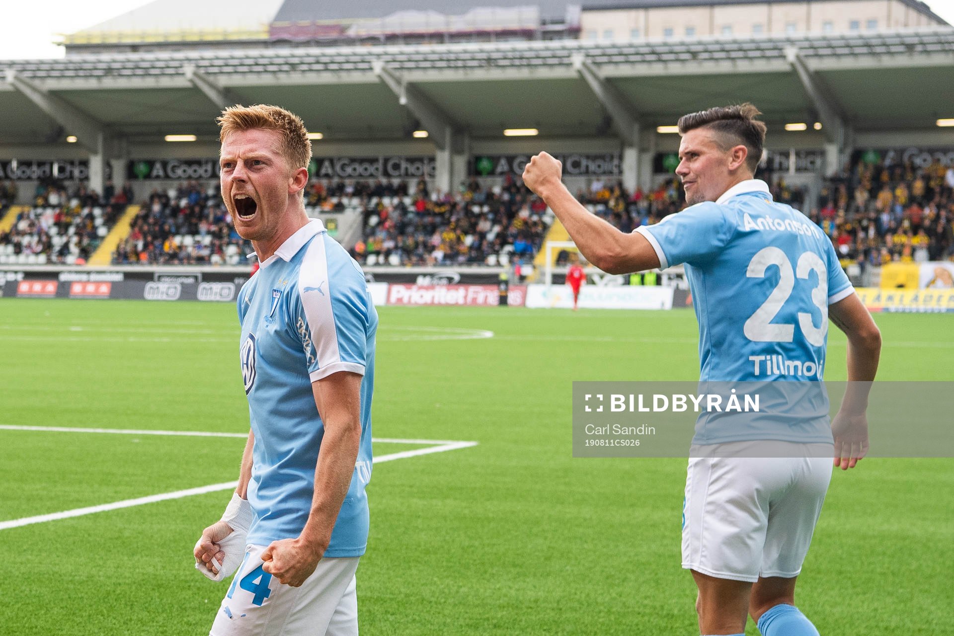 Malmö FFs Anders Christiansen jublar