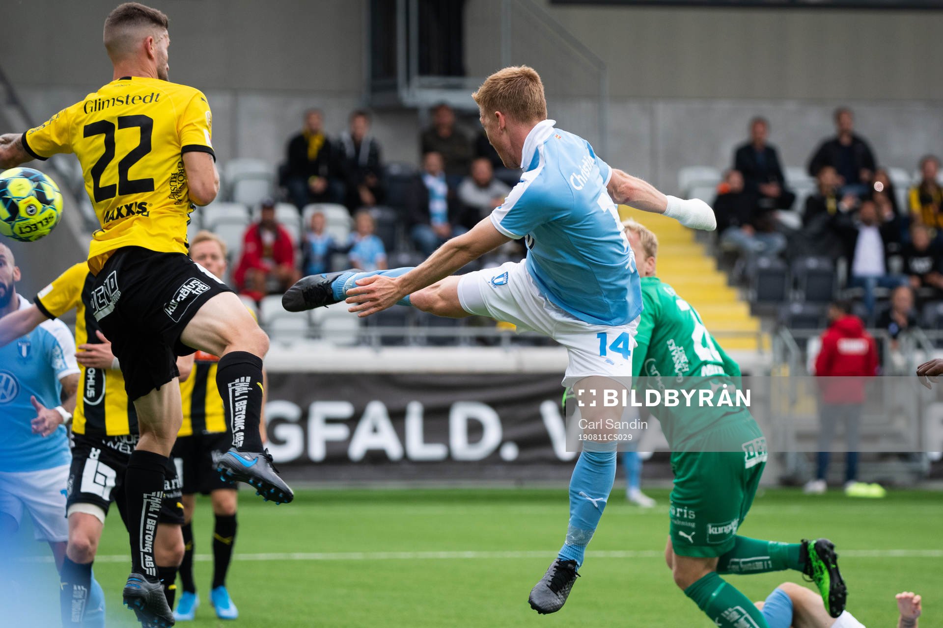 Malmö FFs Anders Christiansen gör 0-1