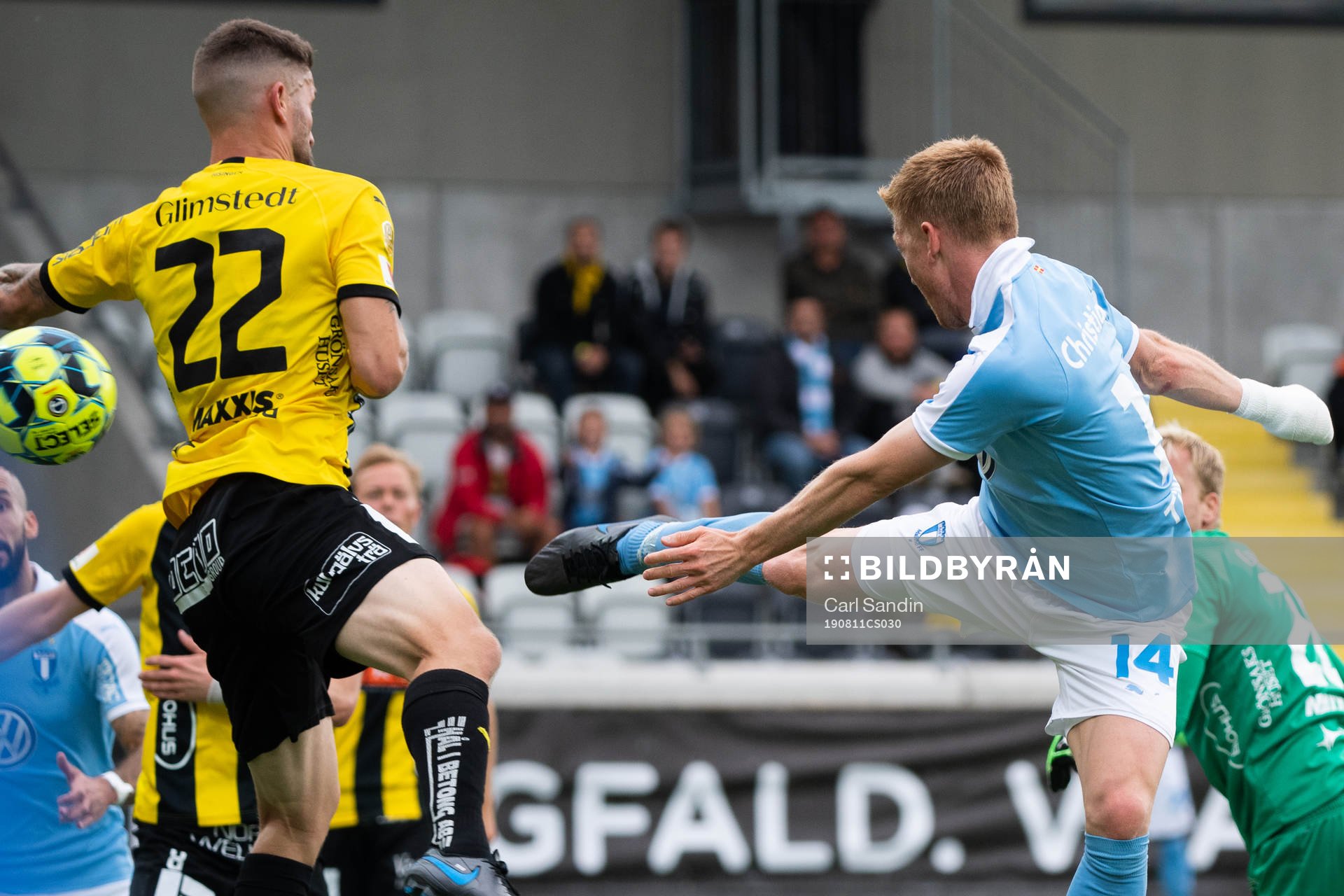 Malmö FFs Anders Christiansen gör 0-1