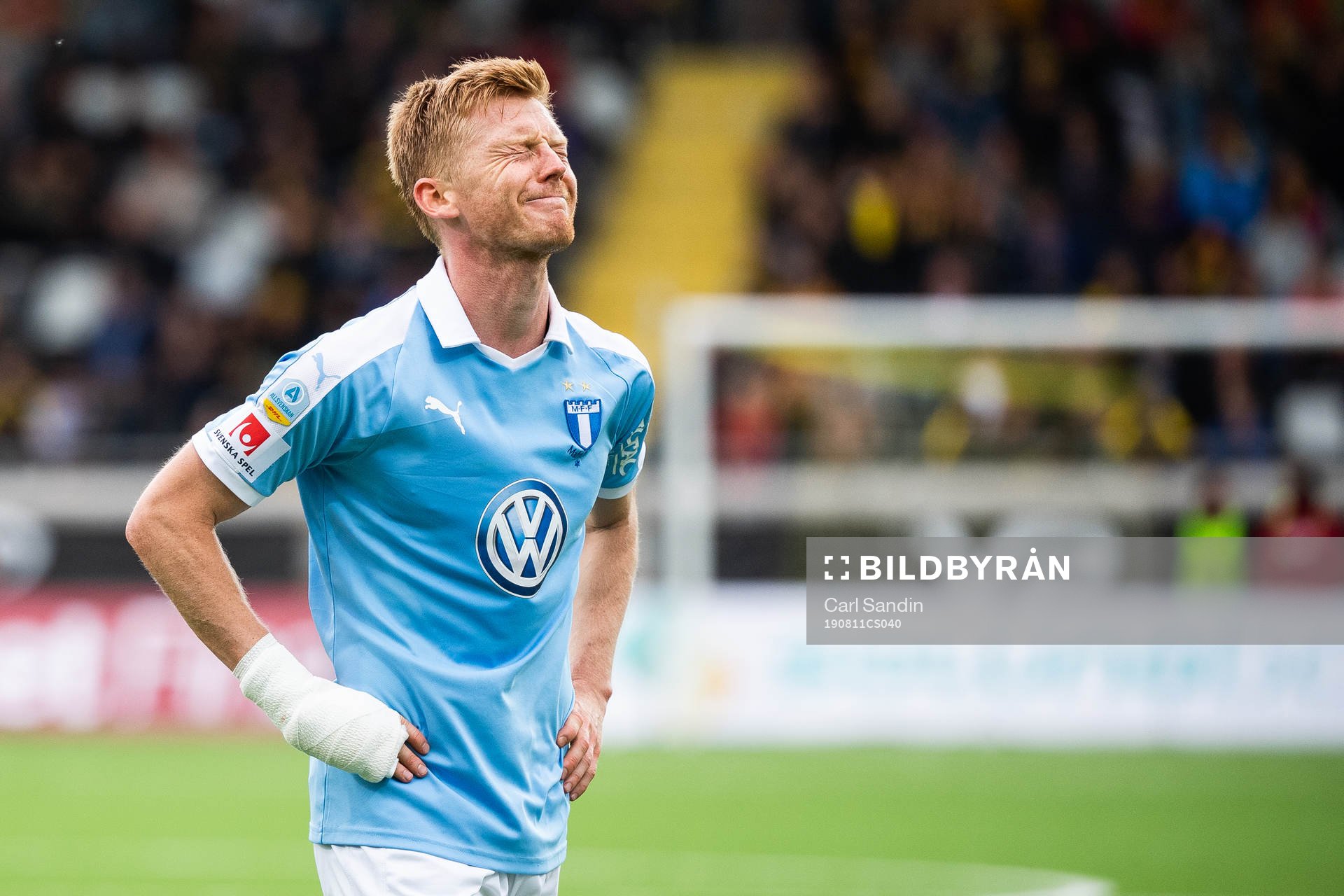 Malmö FFs Anders Christiansen deppar