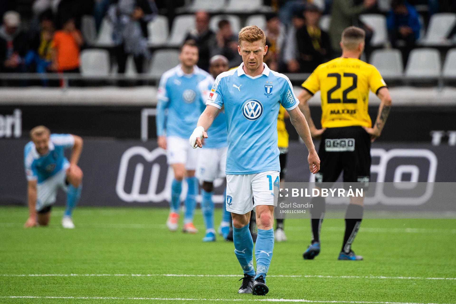 Malmö FFs Anders Christiansen deppar
