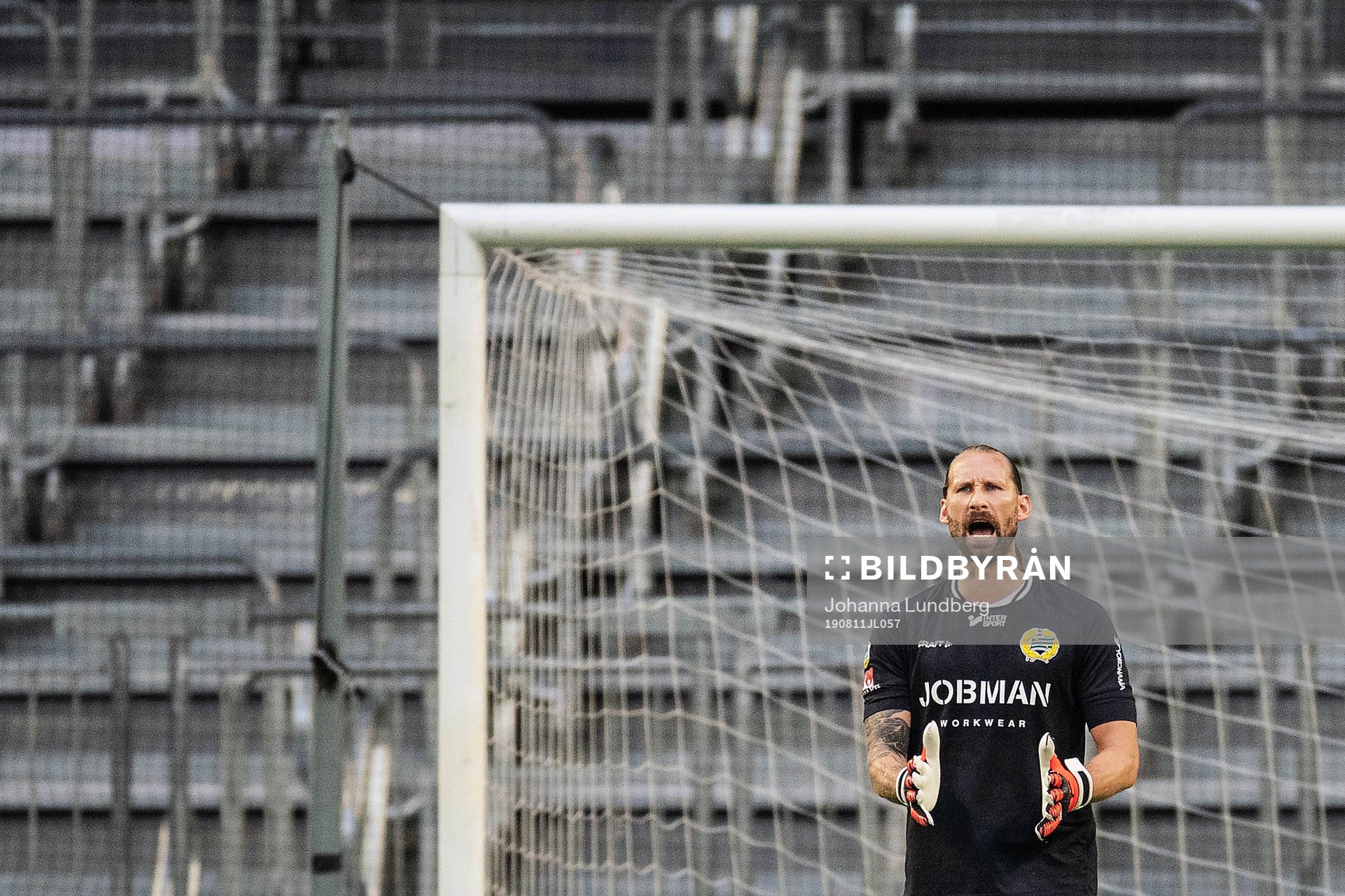 Hammarbys målvakt Johan Wiland
