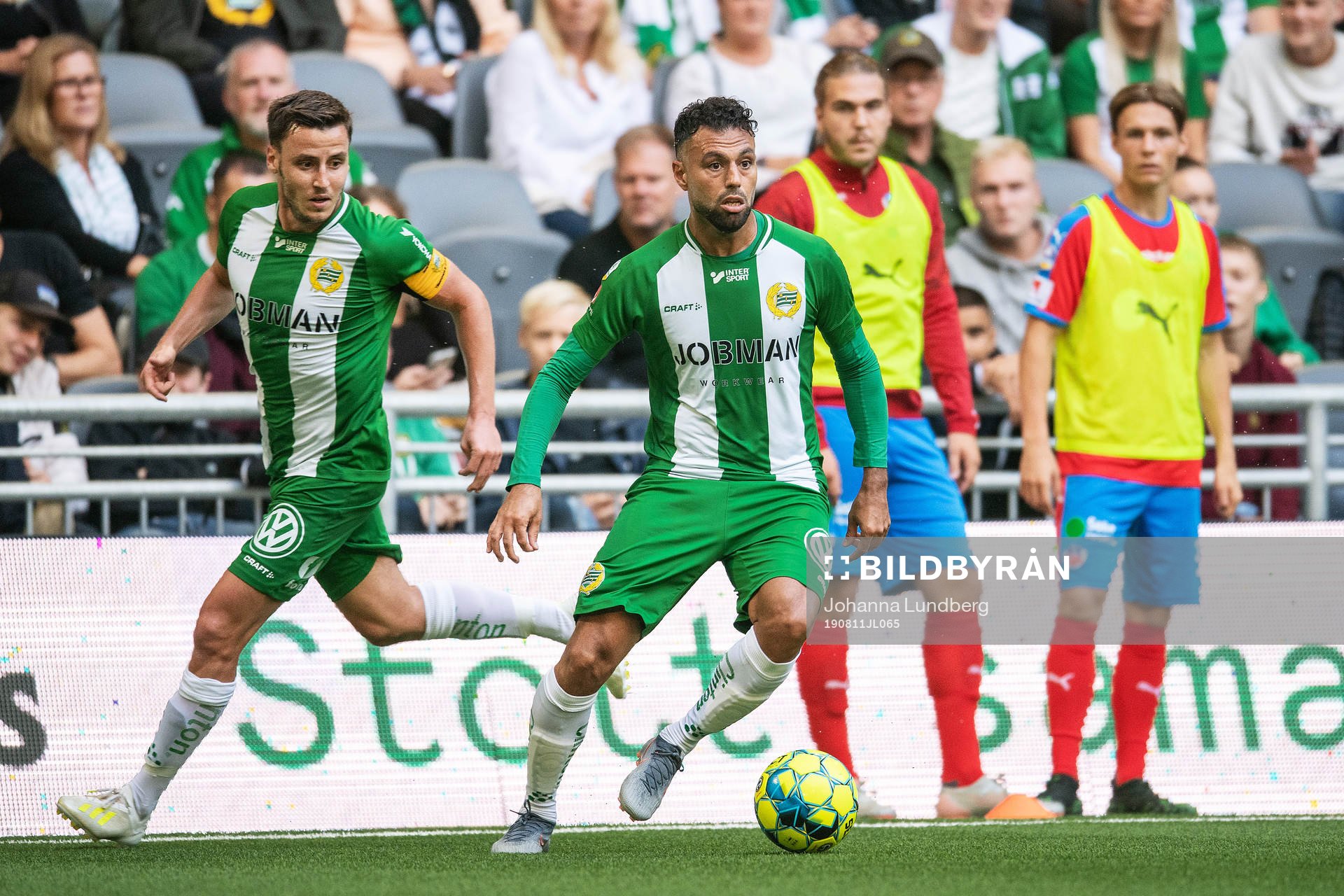 Hammarbys Jeppe Andersen och Hammarbys Imad Khalili