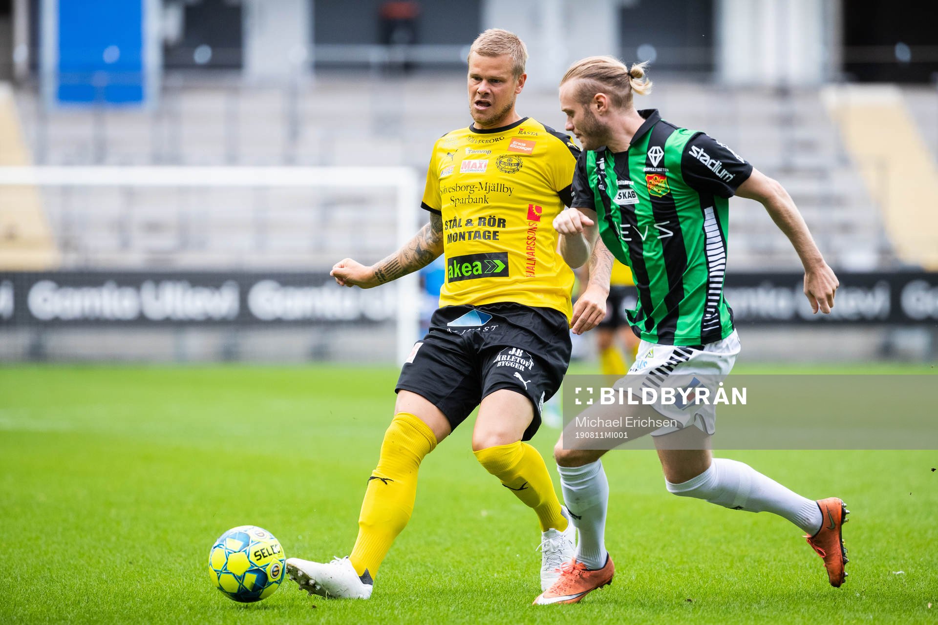 Mjällbys David Löfquist och GAIS Alexander Angelin
