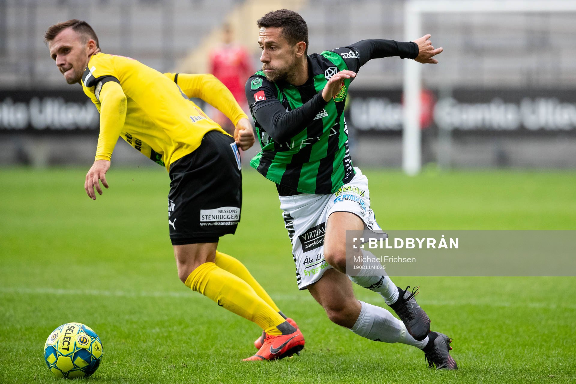 GAIS Predrag Randelovic och Mjällbys Adi Terzic