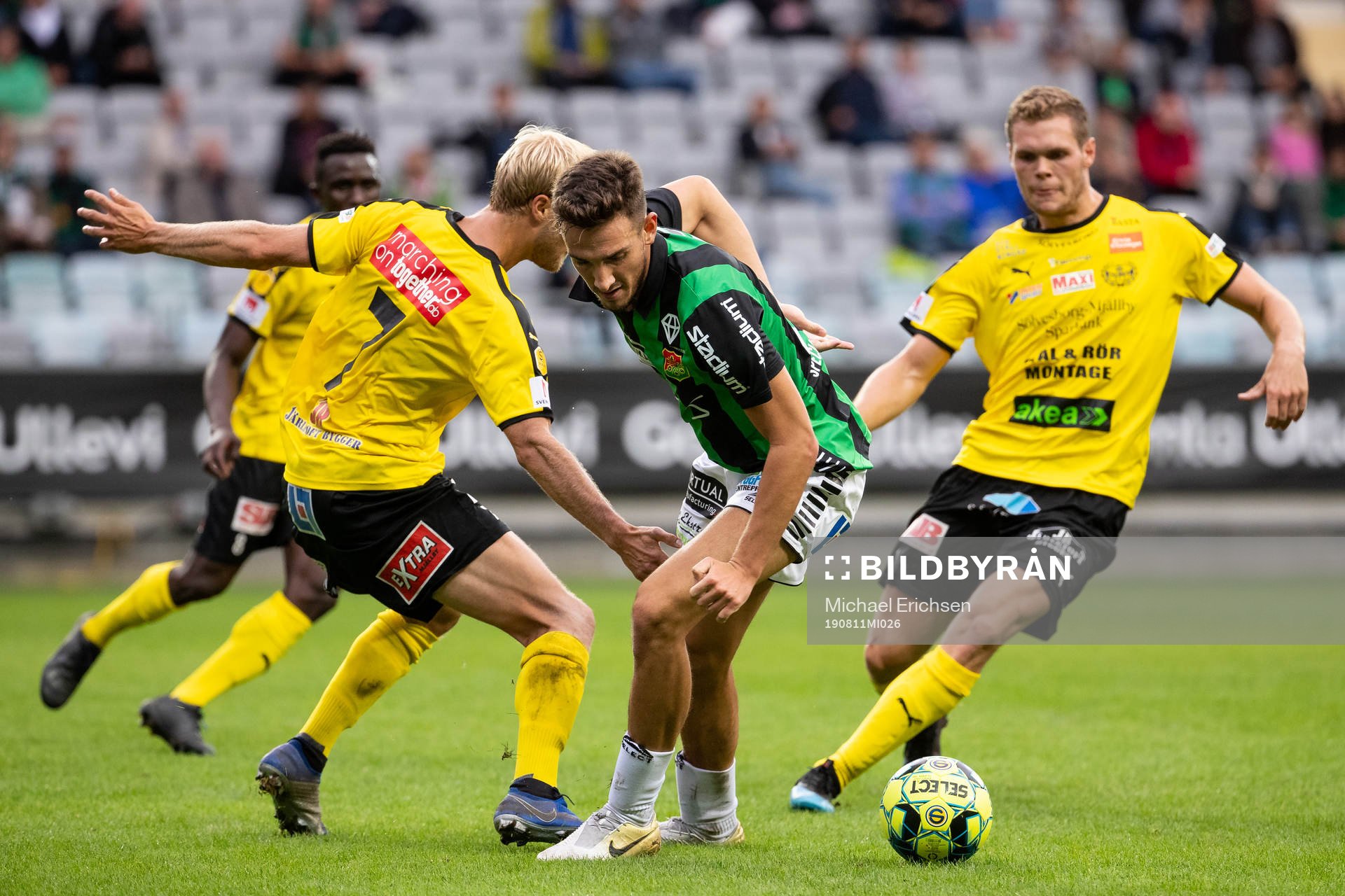 GAIS Haris Cirak mot Mjällbys Viktor Gustafson