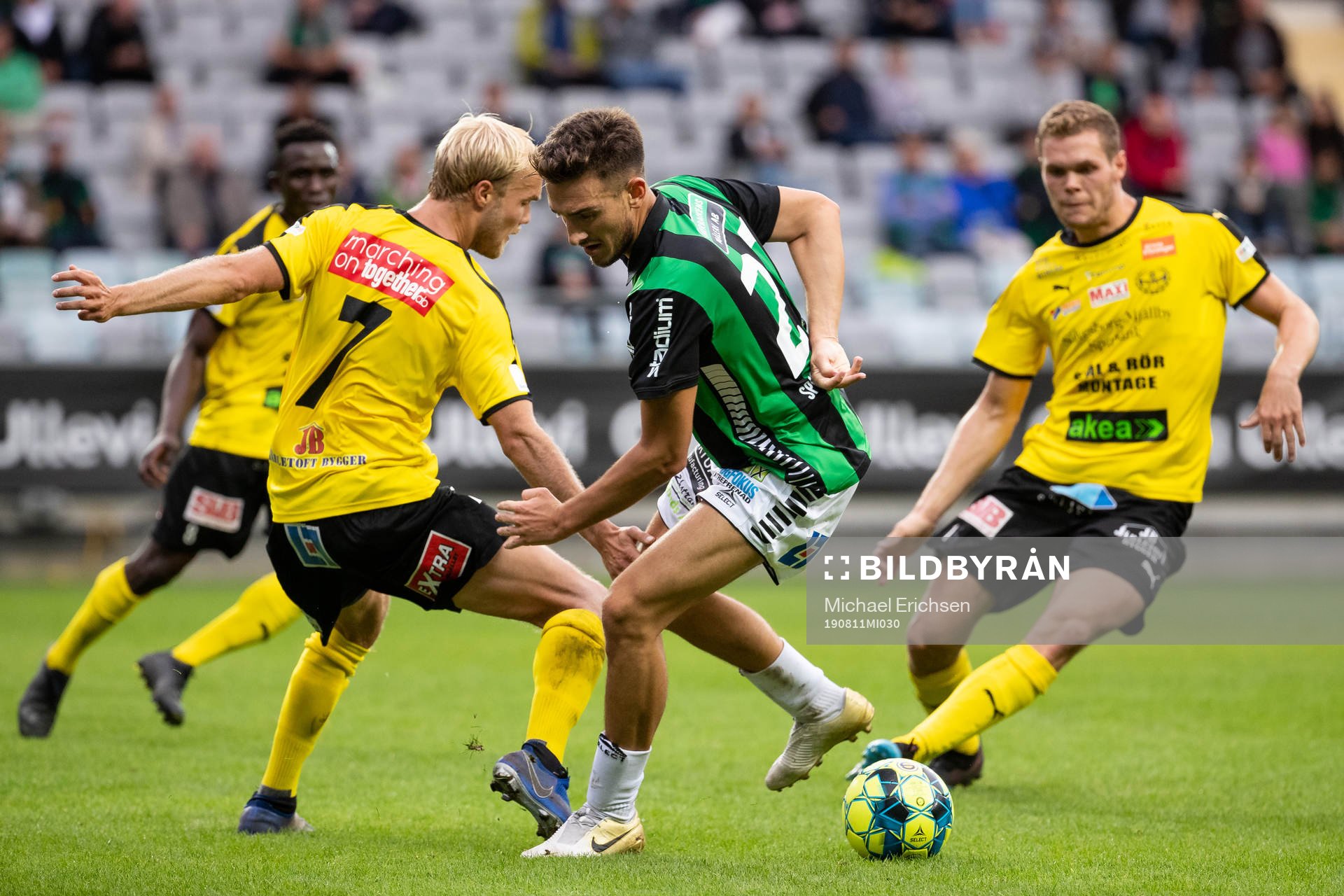 GAIS Haris Cirak mot Mjällbys Viktor Gustafson