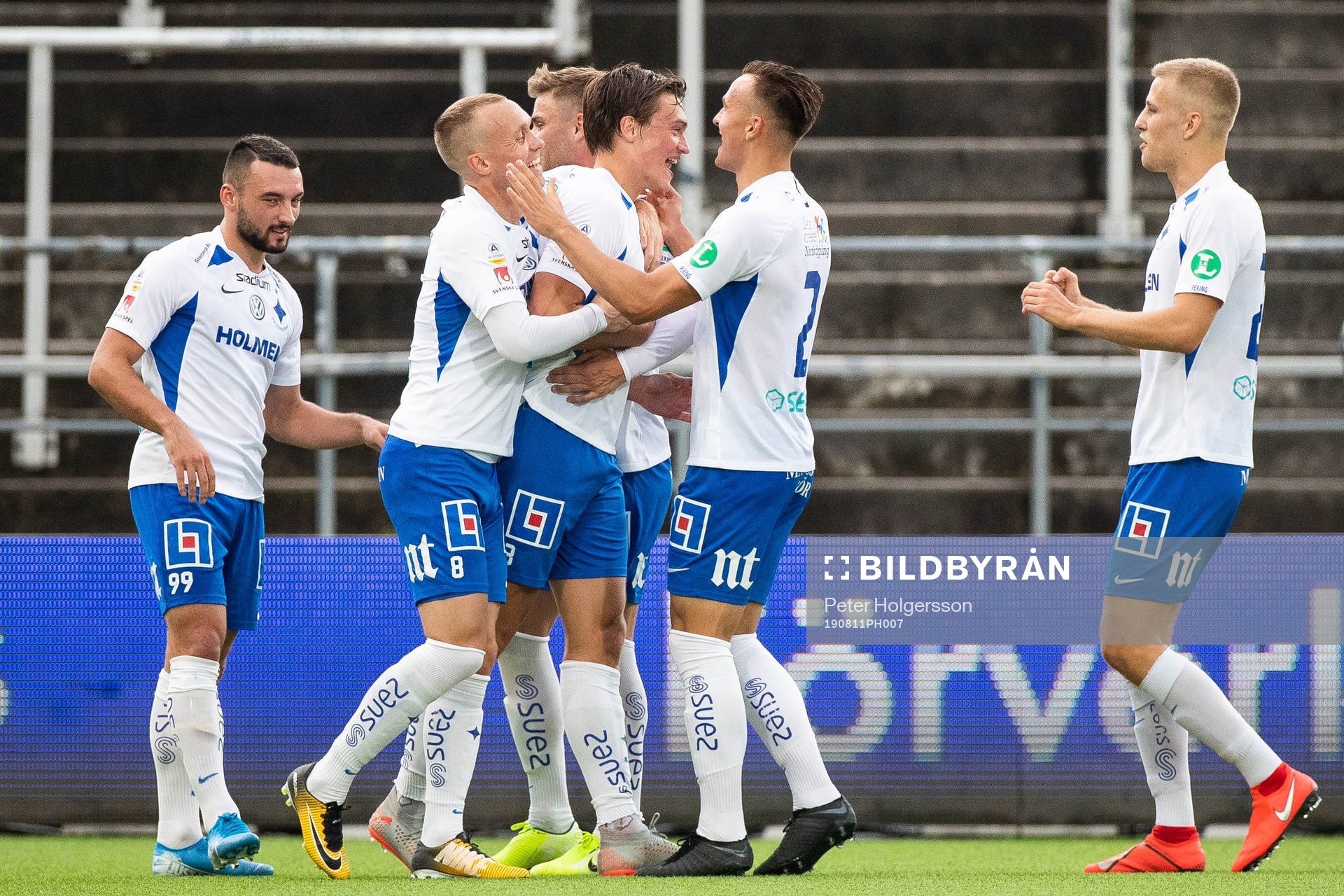 IFK Norrköpings Rasmus Lauritsen jublar