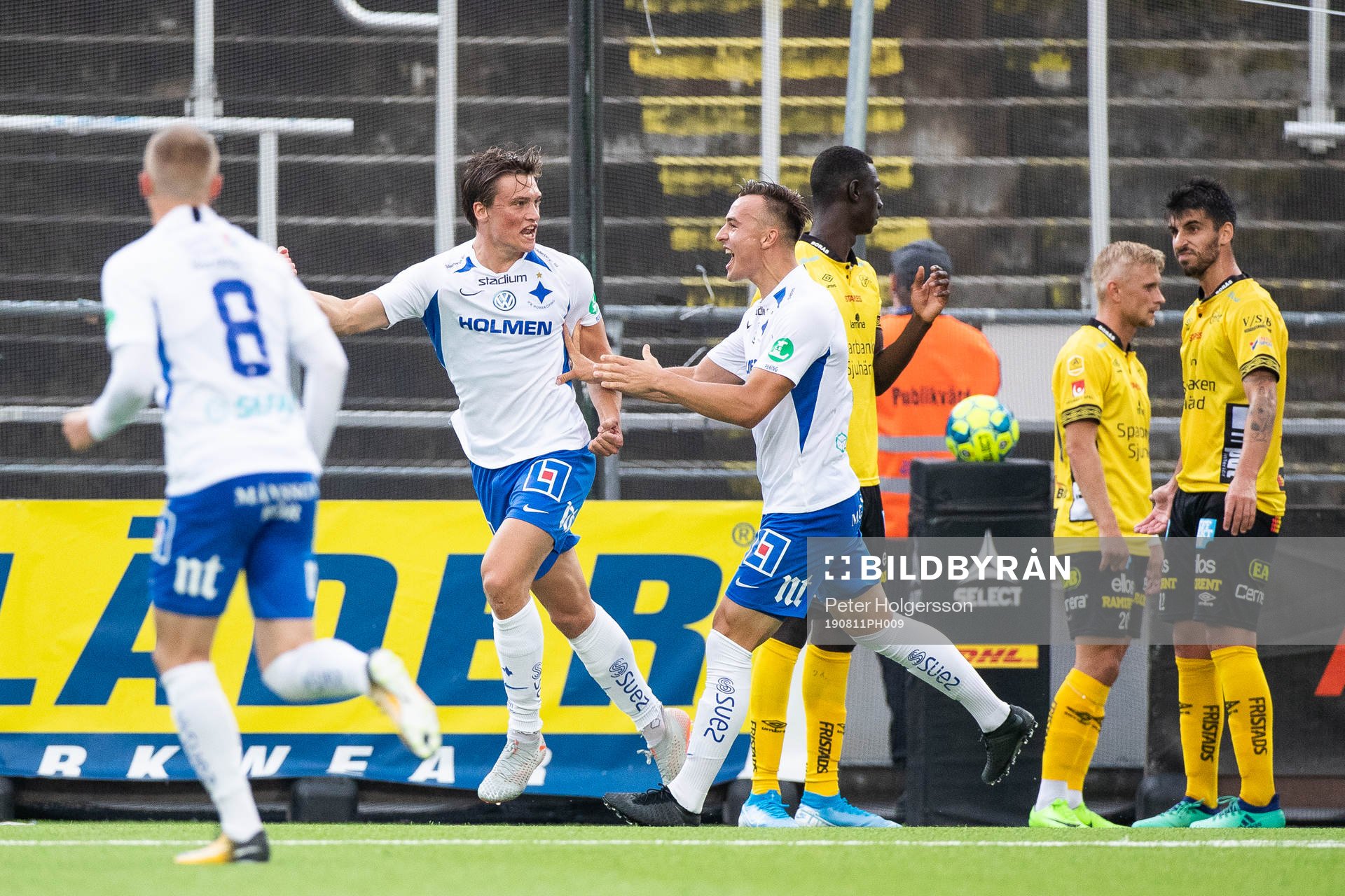 IFK Norrköpings Rasmus Lauritsen jublar