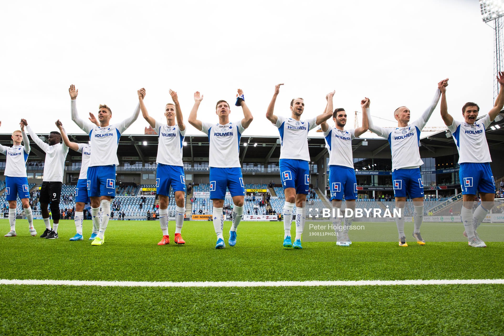 IFK Norrköpings spelare jublar