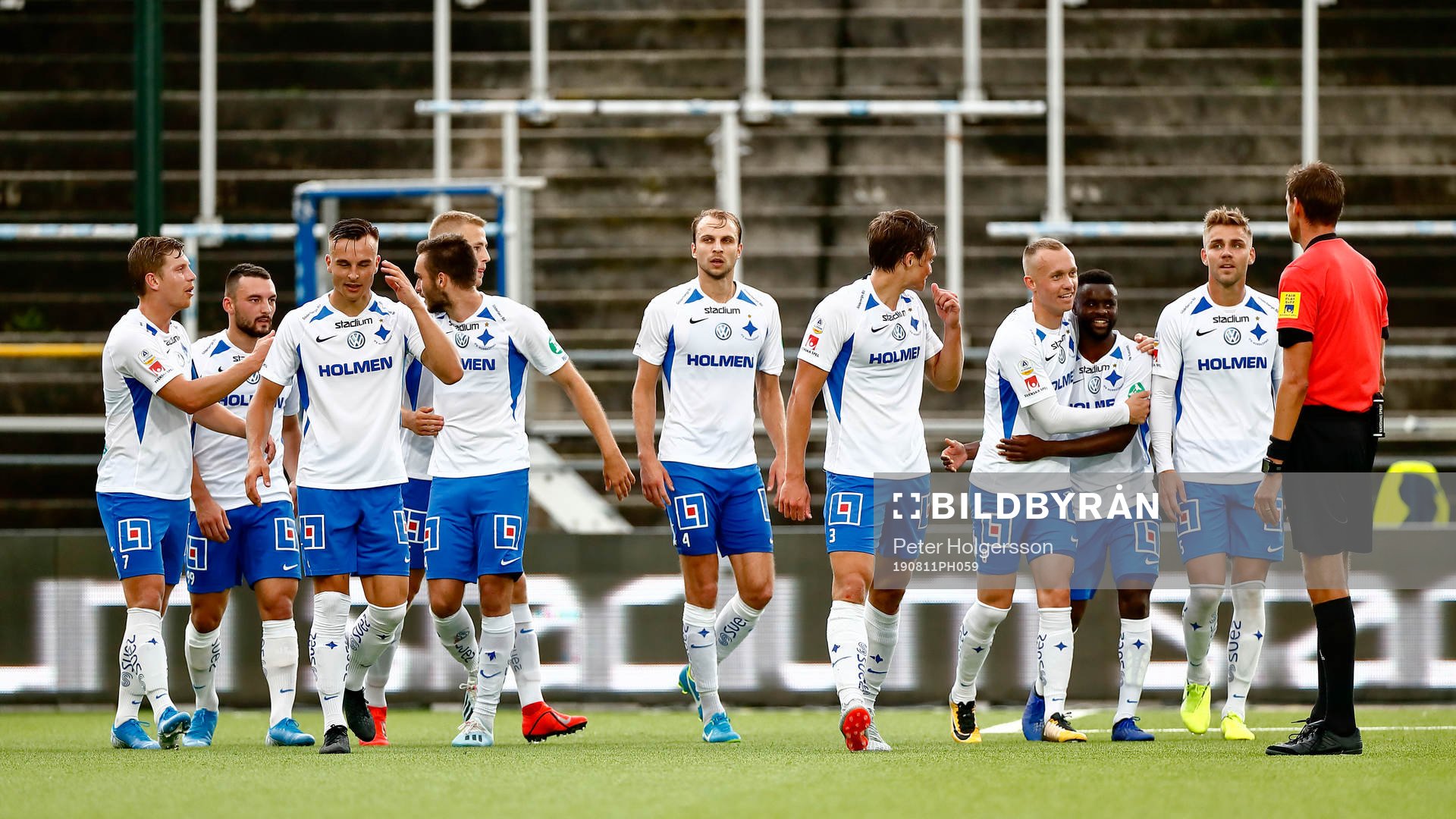 IFK Norrköpings spelare jublar