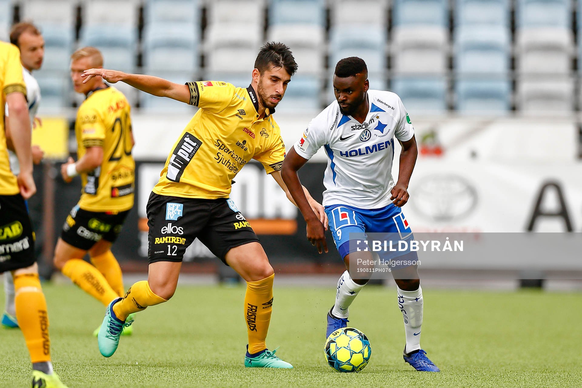 Elfsborgs Alejandro Fernandez Portillo och IFK Norrköpings