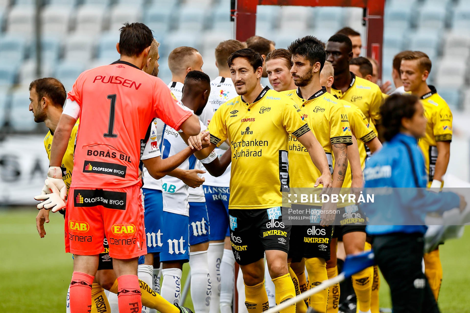 Elfsborgs spelare med Stefan Ishizaki