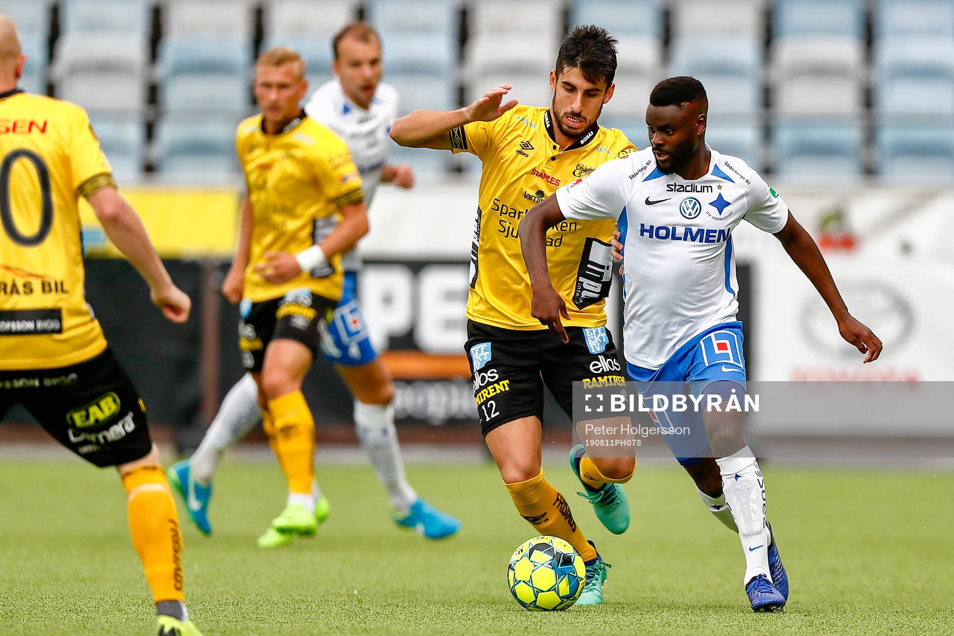 Elfsborgs Alejandro Fernandez Portillo och IFK Norrköpings