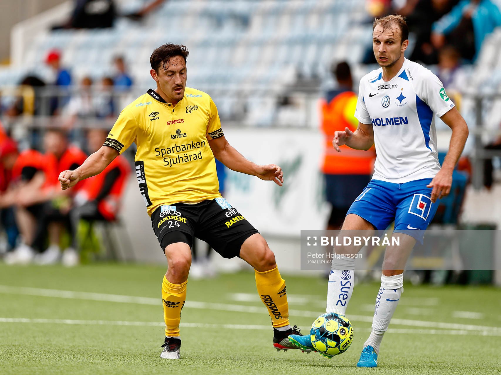 Elfsborgs Stefan Ishizaki och IFK Norrköpings Lars Krogh