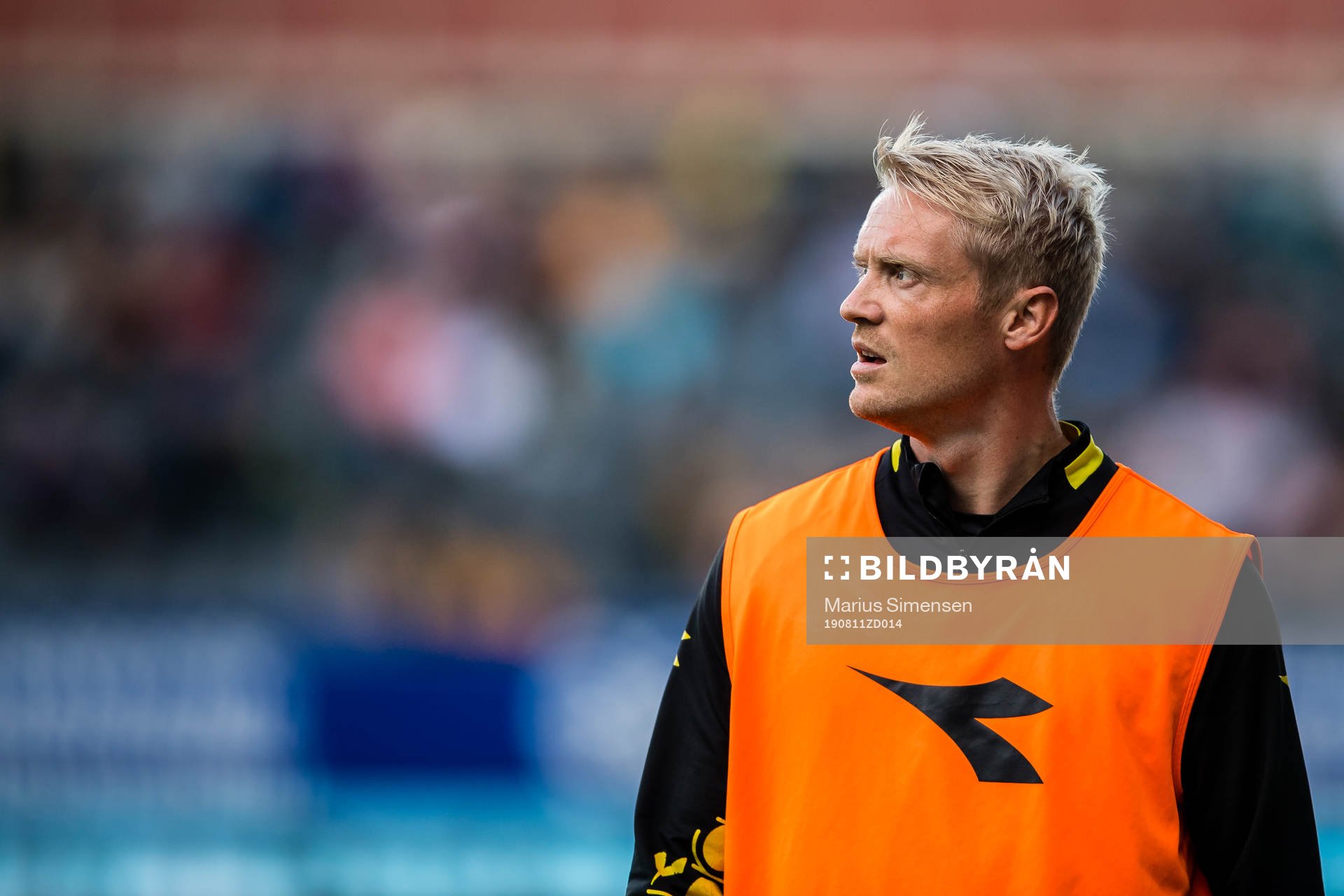 Geir André Herrem of Bodø/Glimt during the Eliteserien match between Bodø/Glimt and Viking on August 11, 2019 in Bodø.