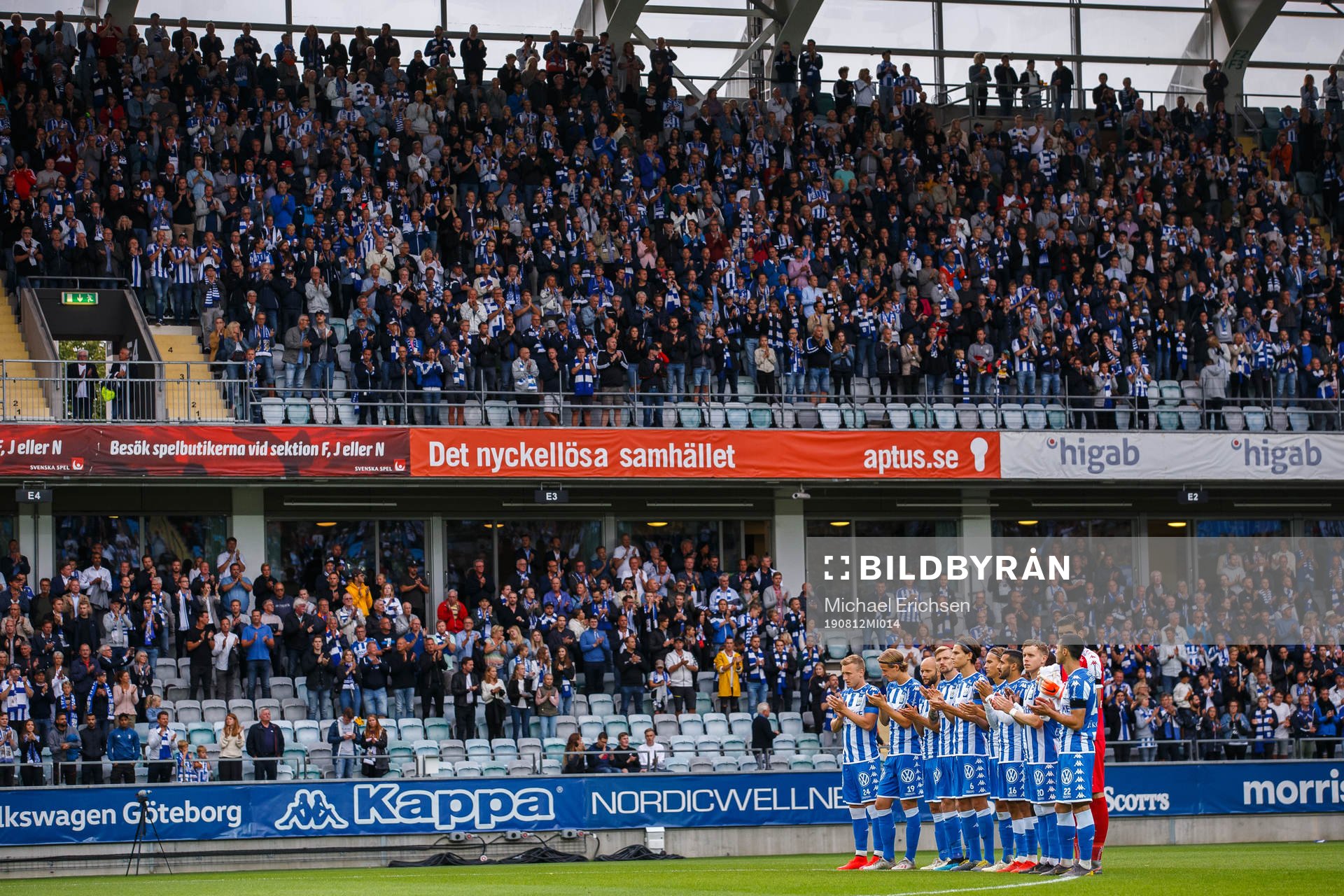 IFK Göteborgs supportrar och spelare