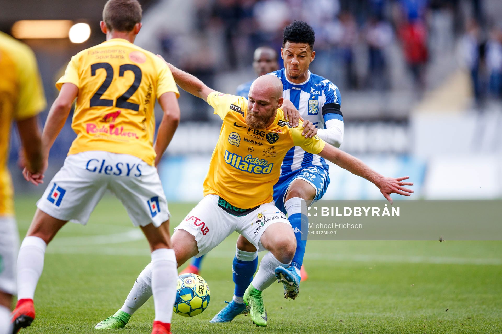 Falkenbergs Christoffer Carlsson och IFK Göteborgs Tobias