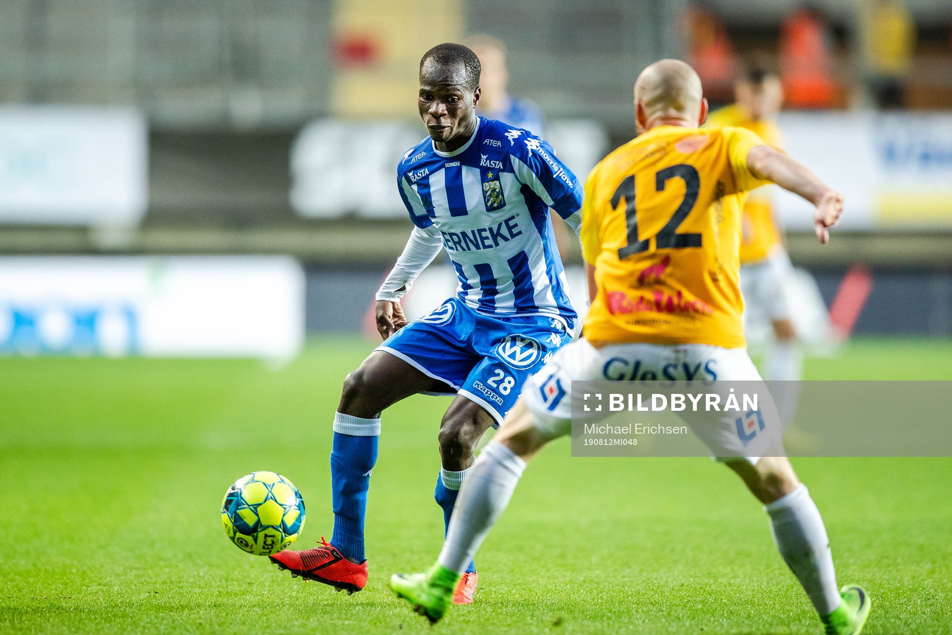 IFK Göteborgs Alhassan Yusuf Abdullahi och Falkenbergs