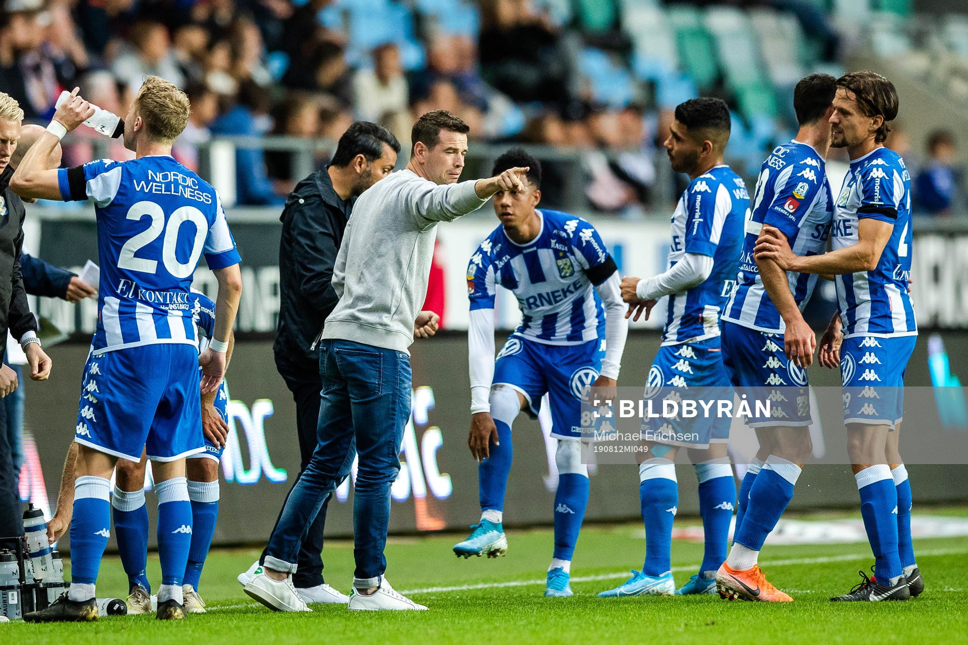 IFK Göteborgs tränare Poya Asbaghi och assisterande