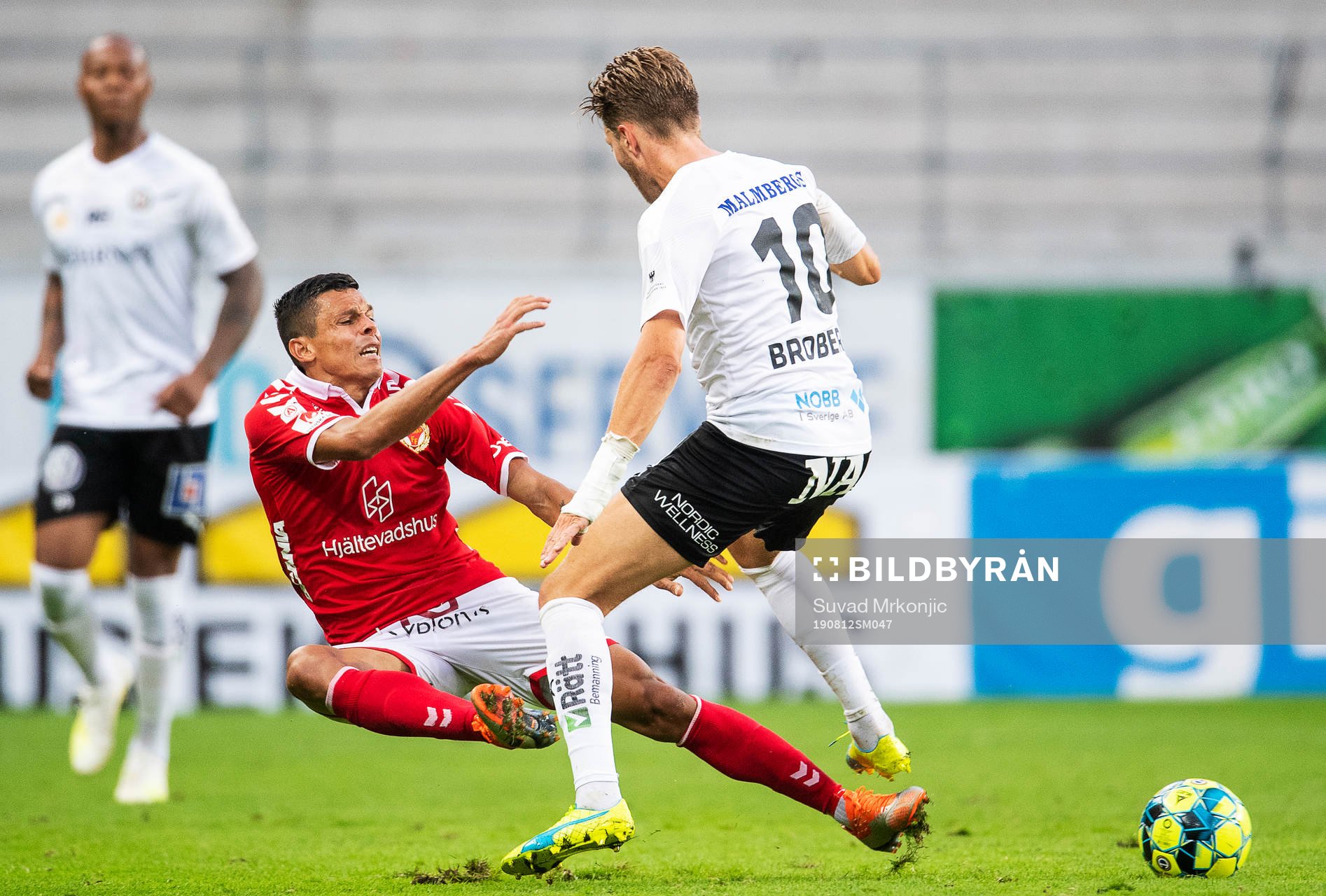 Kalmars Romário Pereira Sipião och Örebros Martin Broberg