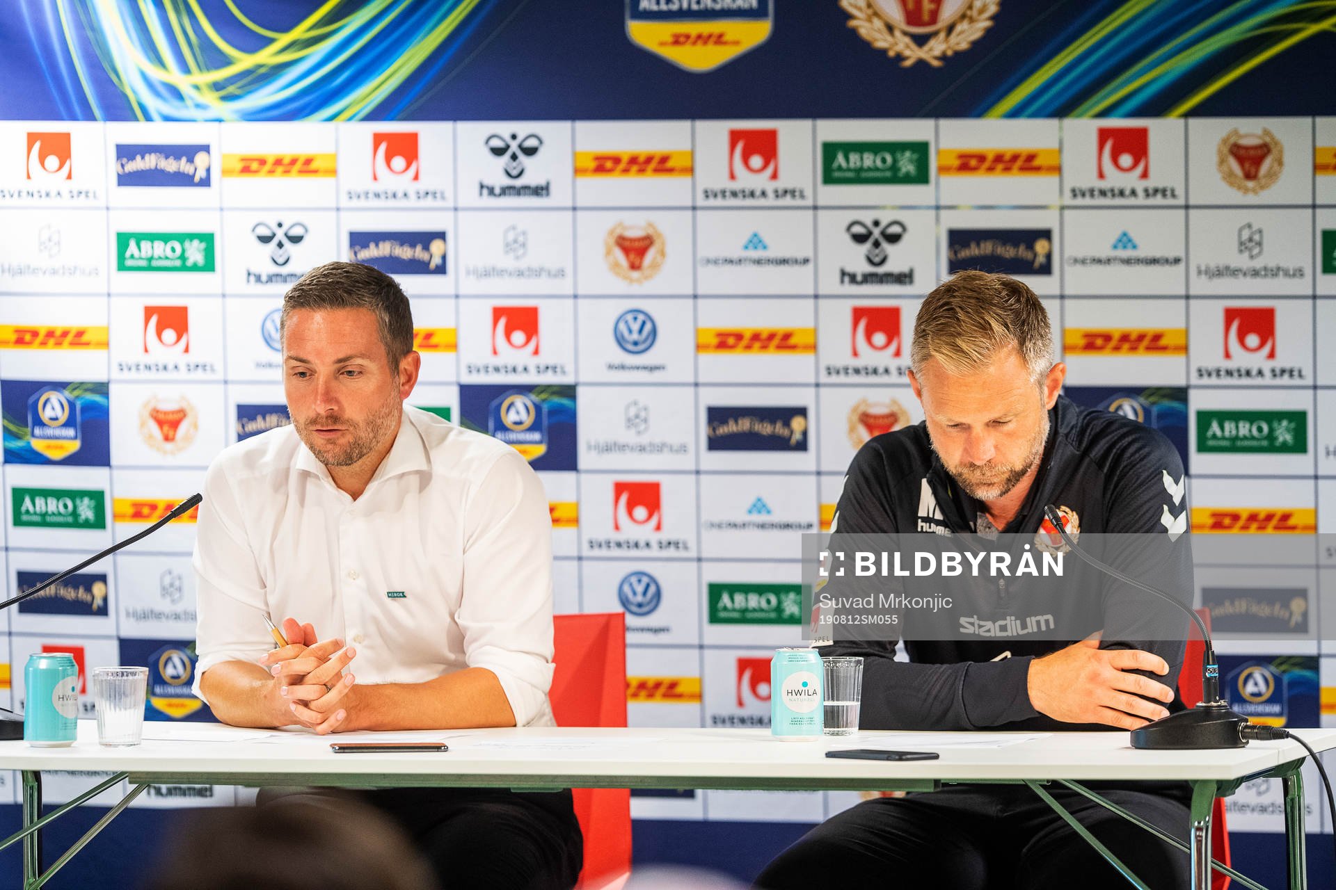 Örebros tränare Axel Kjäll och Kalmars tränare Magnus