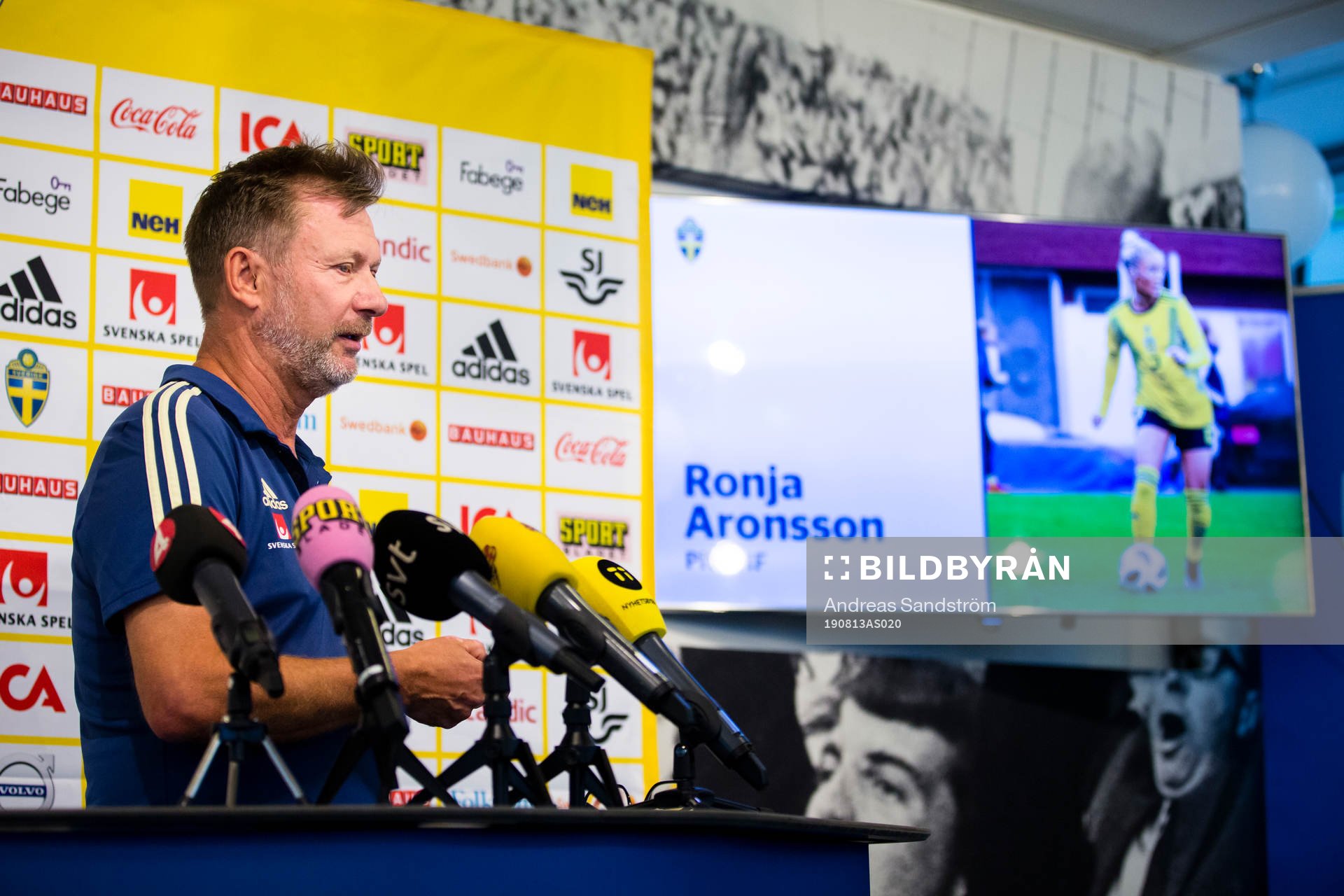 Peter Gerhardsson, förbundskapten för damlandslaget