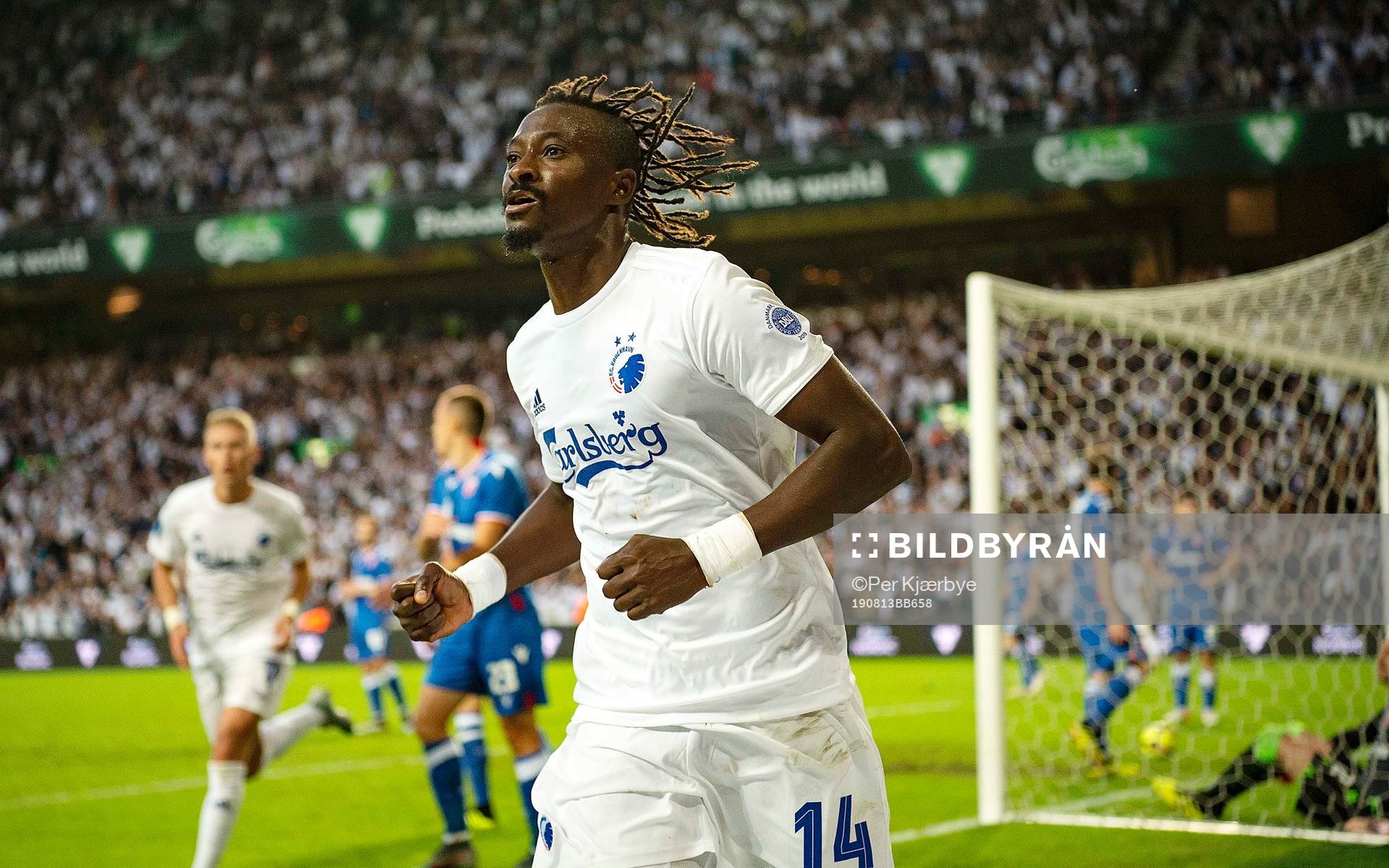 [DK=20190813: Dame N'Doye, FCK fejrer målet til 1-1]