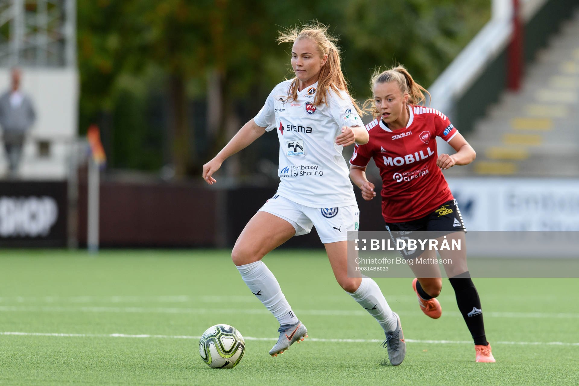 Rosengårds Glodis Perla Viggosdottir och Limhamn Bunkeflos