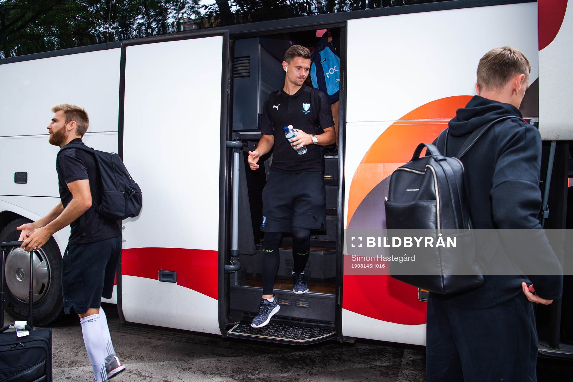 Rasmus Bengtsson and Marcus Antonsson of Malmö FF arrives