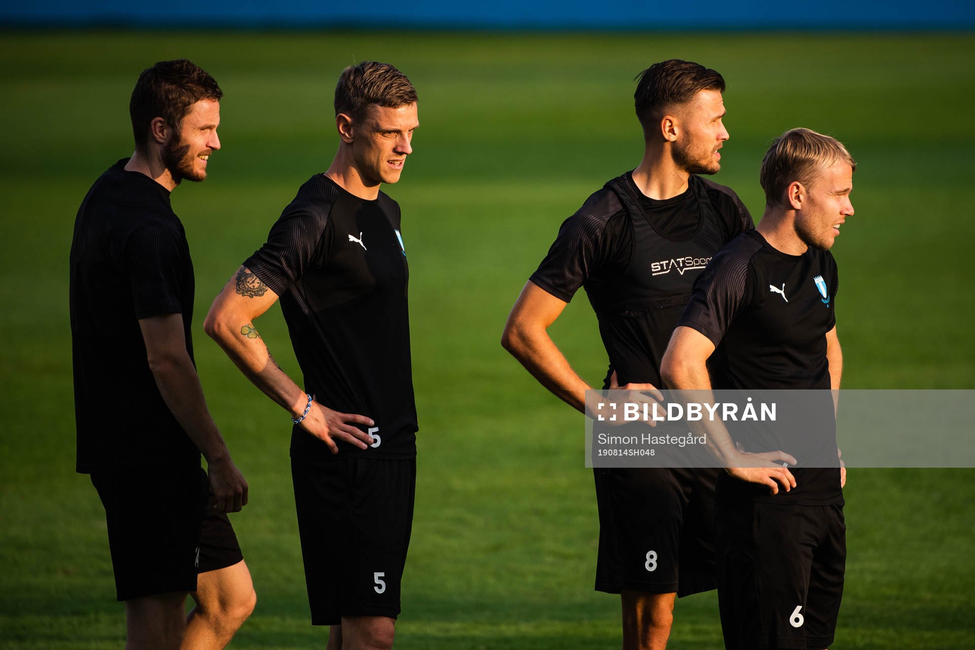 Anders Christiansen , Arnor Traustason and Oscar Lewicki of