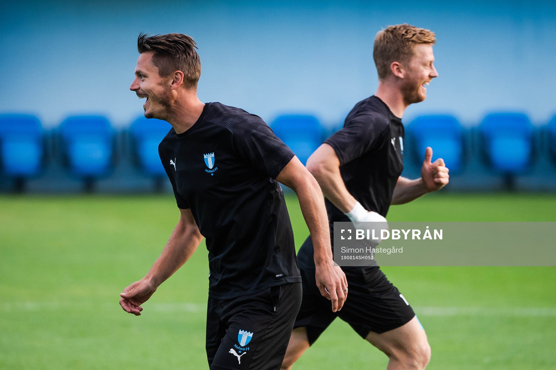 Markus Rosenberg and Anders Christiansen of Malmö FF