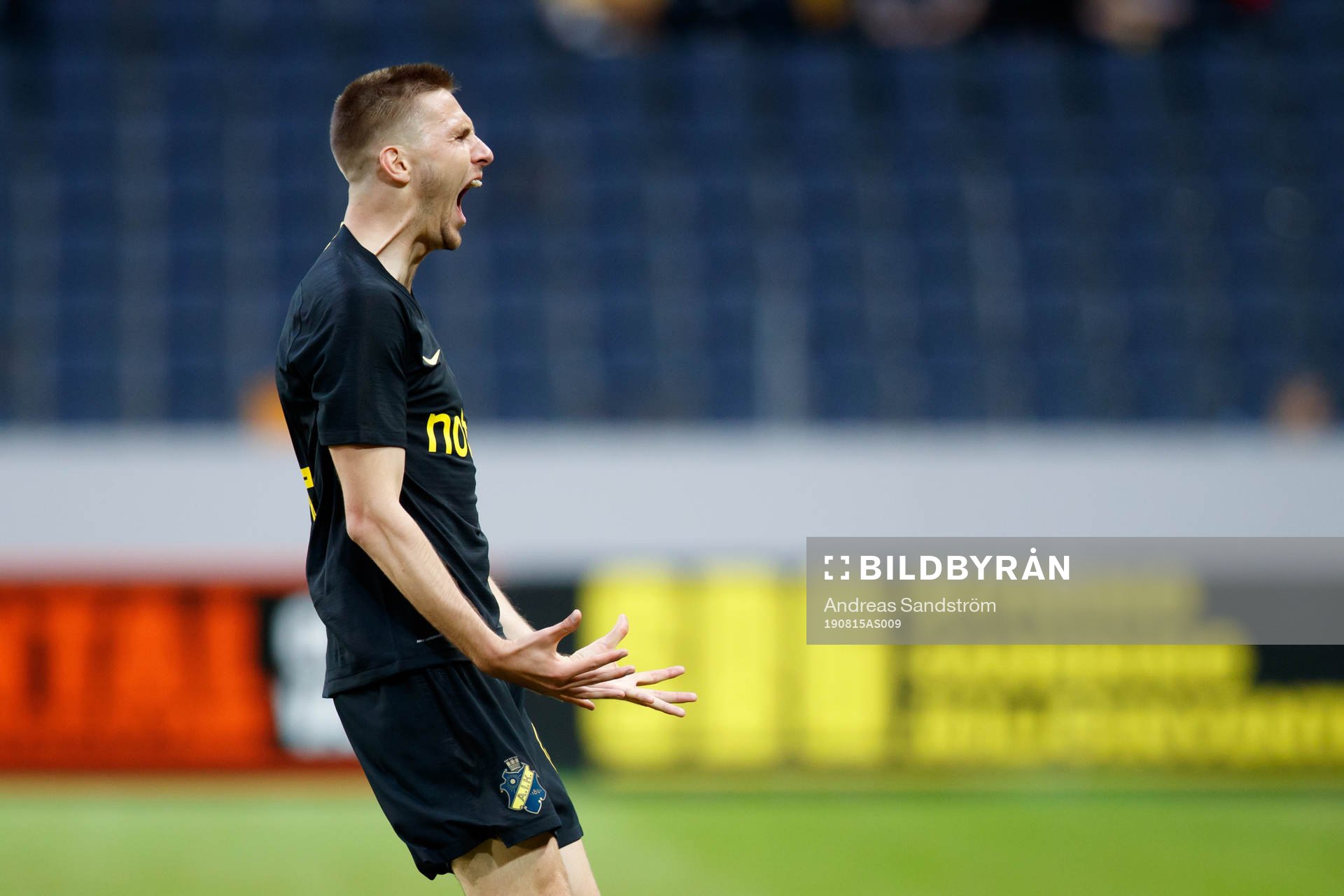 Karol Mets of AIK reacts