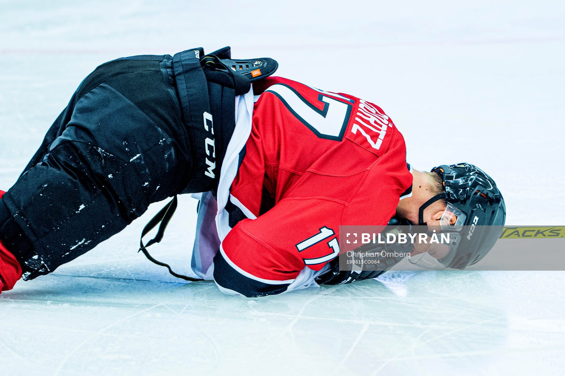 Malmö Redhawks Max Görtz på isen