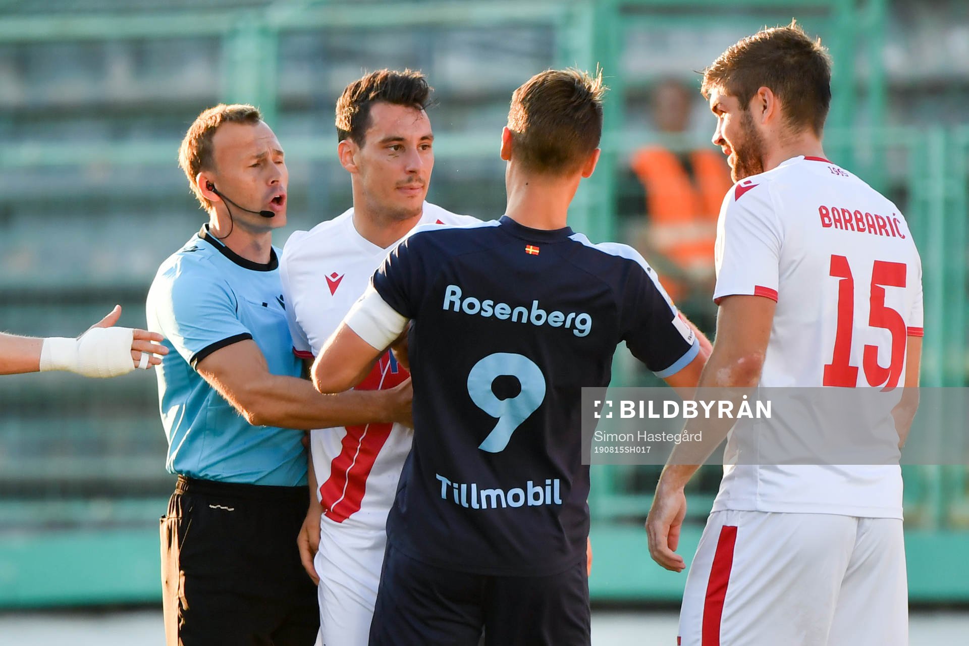 Edin Rustemovic of Zrinjski in a situation with Markus