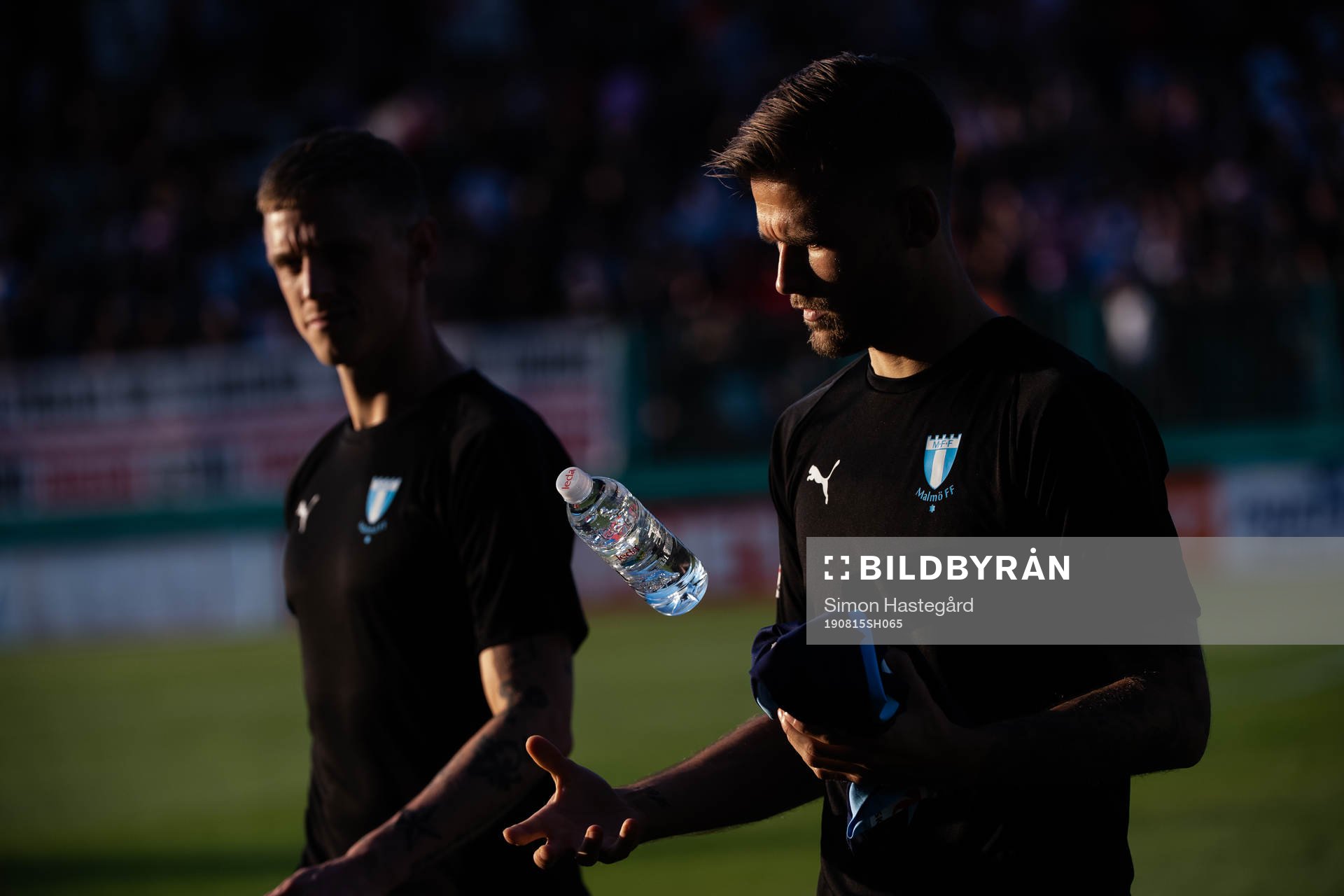 Sören Rieks and Arnor Traustason of Malmö FF
