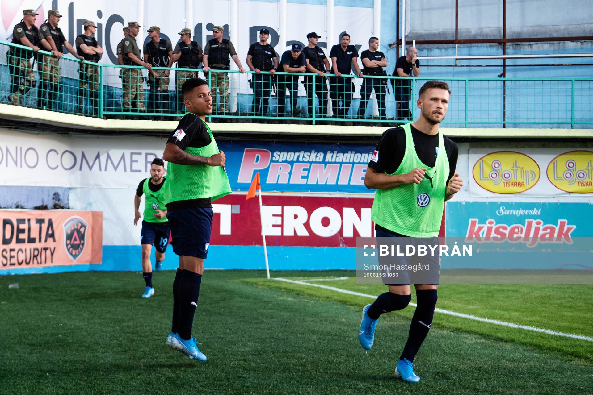 Romain Gall and Arnor Traustason of Malmö FF