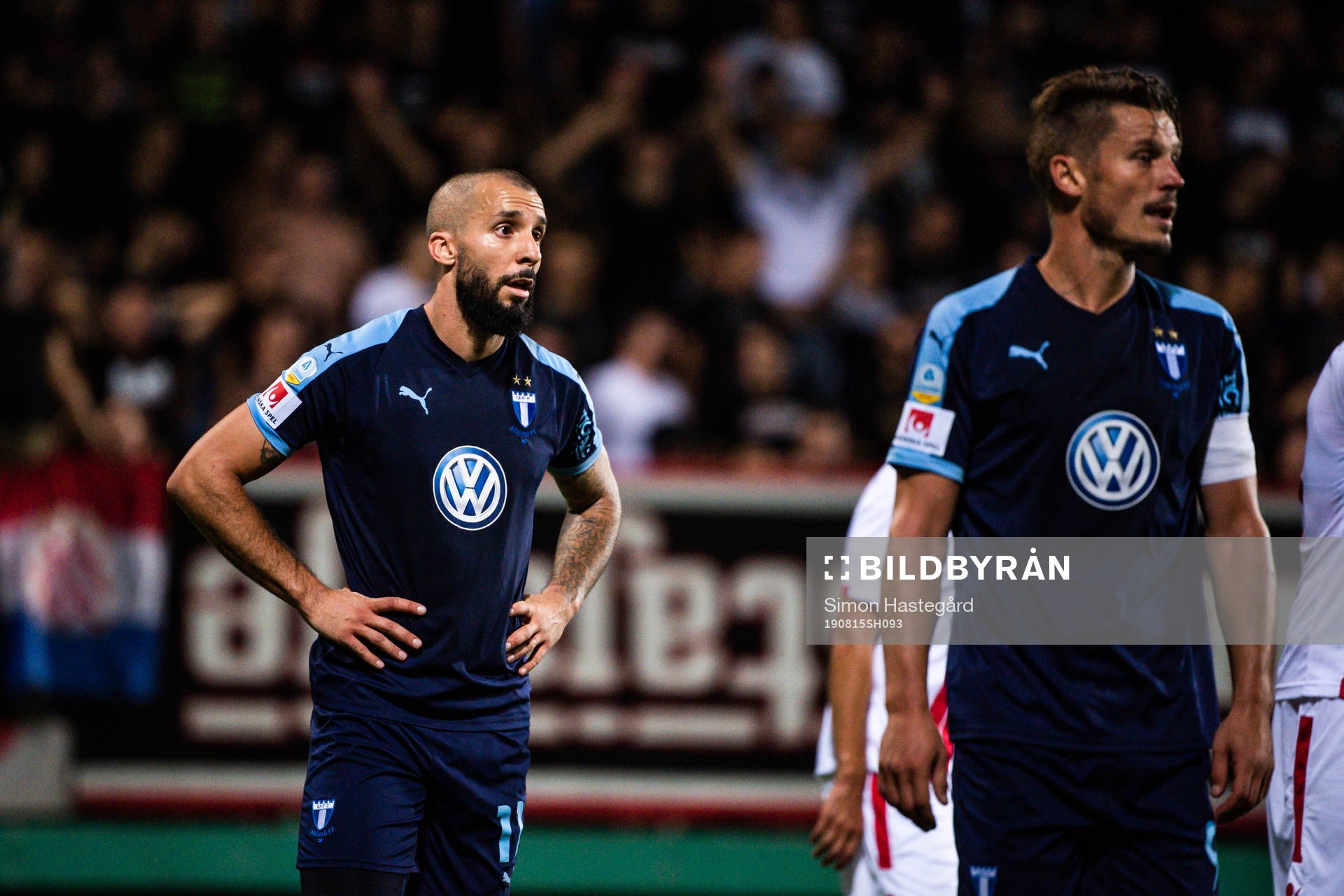 Guillermo Molins and Markus Rosenberg of Malmö FF