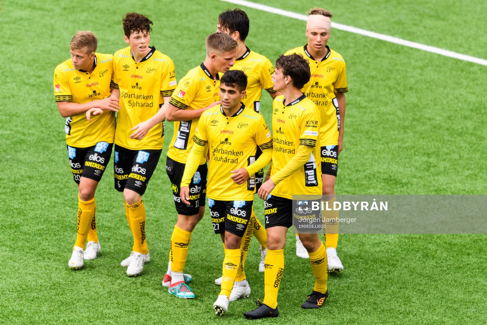 Elfsborgs spelare jublar