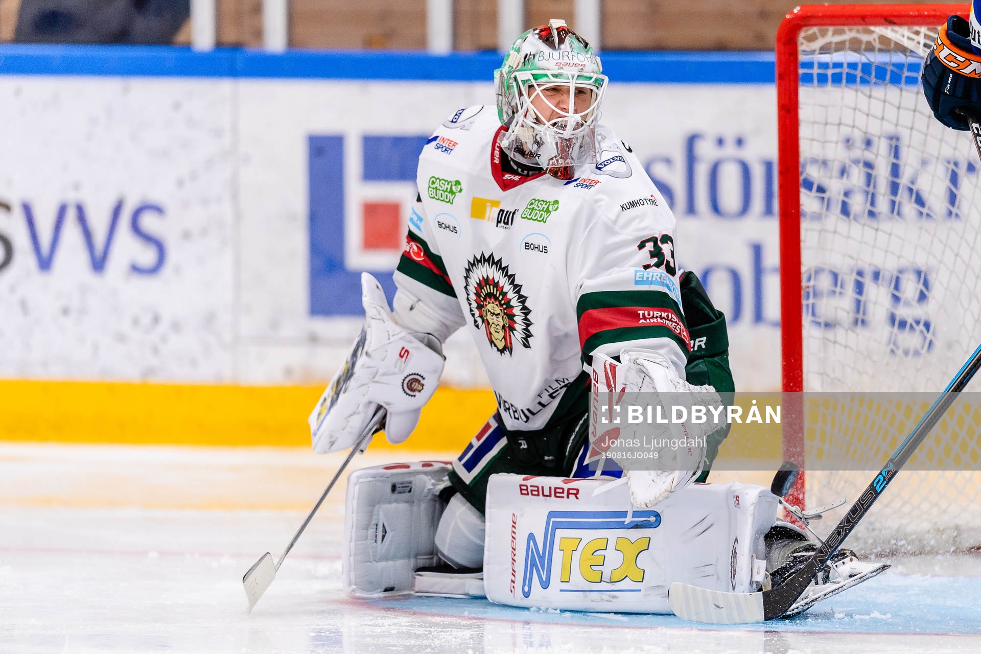 Frölundas målvakt Johan Mattsson