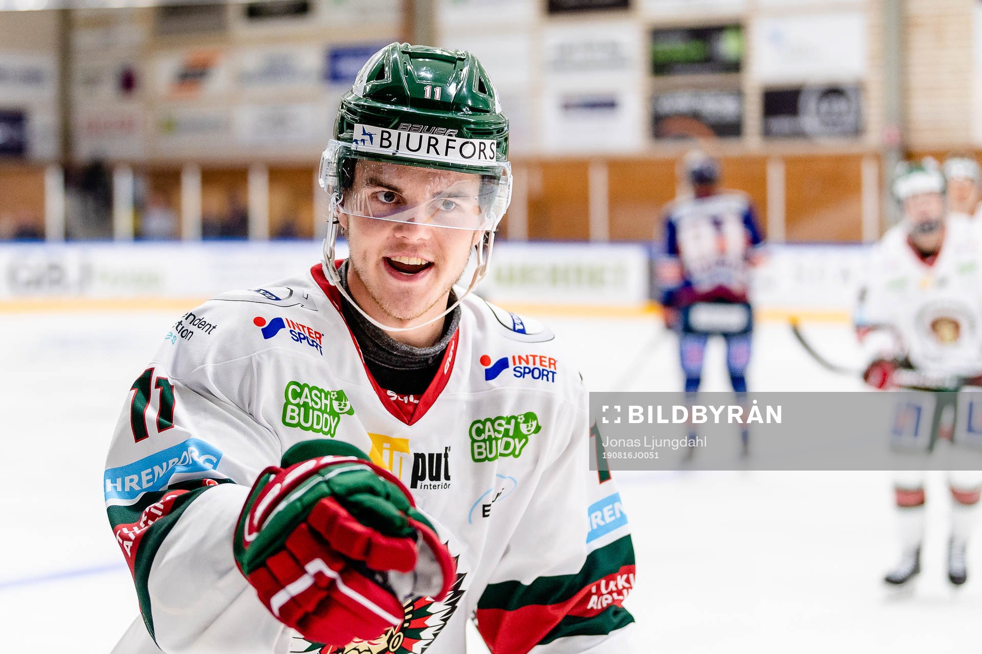 Frölundas Samuel Fagemo jublar
